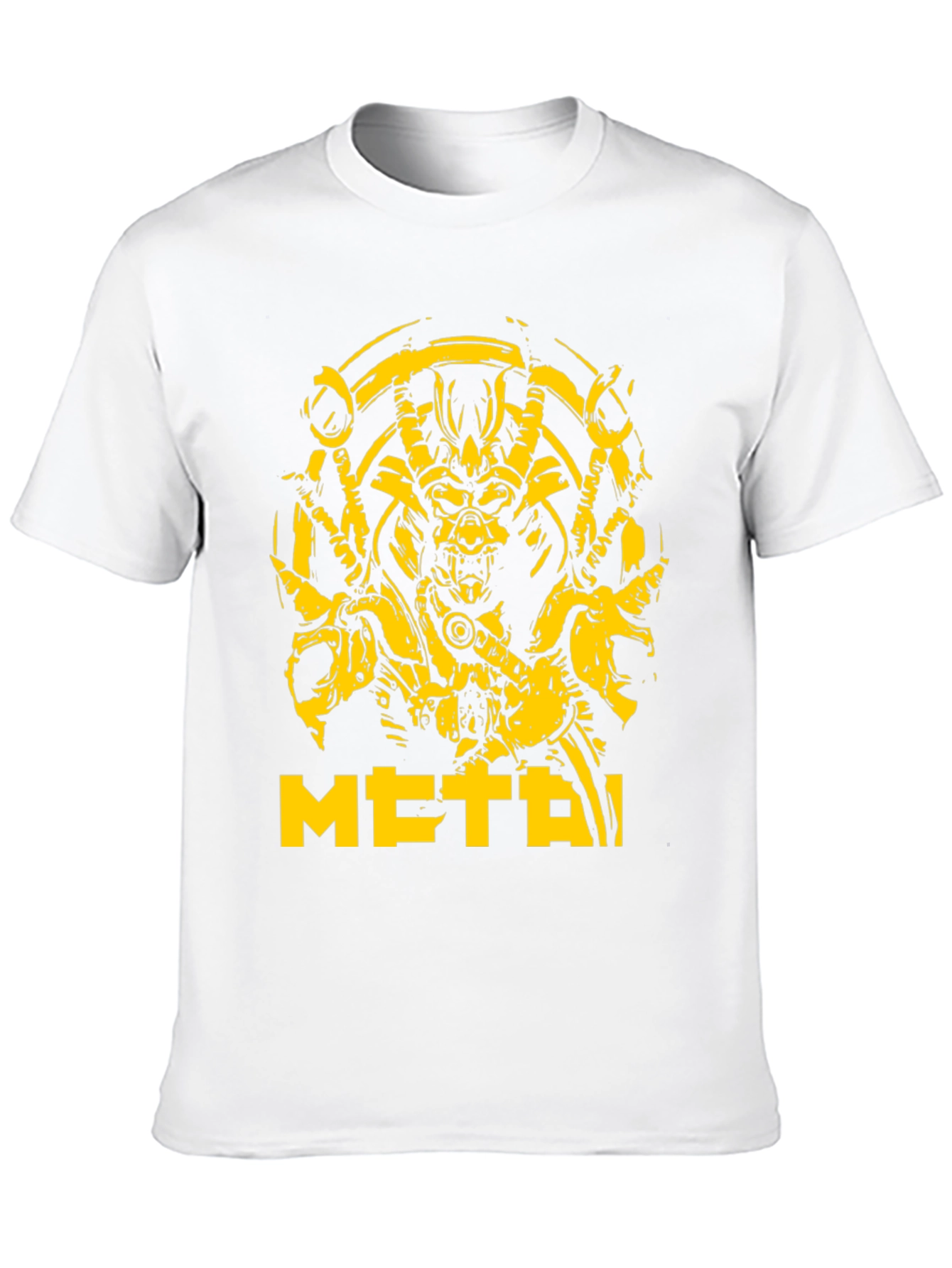Black Metal Demon Graphic Tee - Black view 10