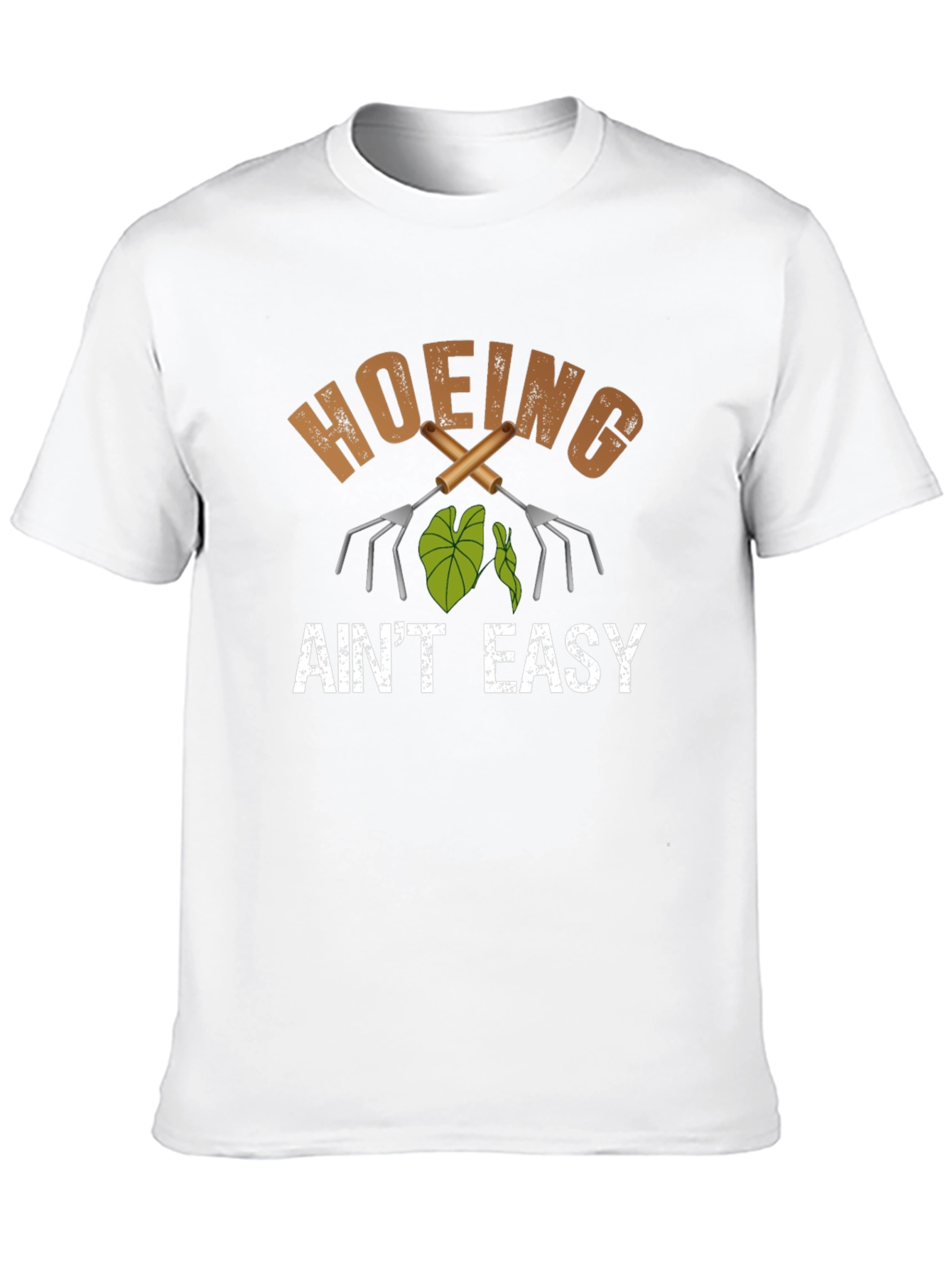 Black Hoeing Ain't Easy T-Shirt - Gardening Humor Tee view 10