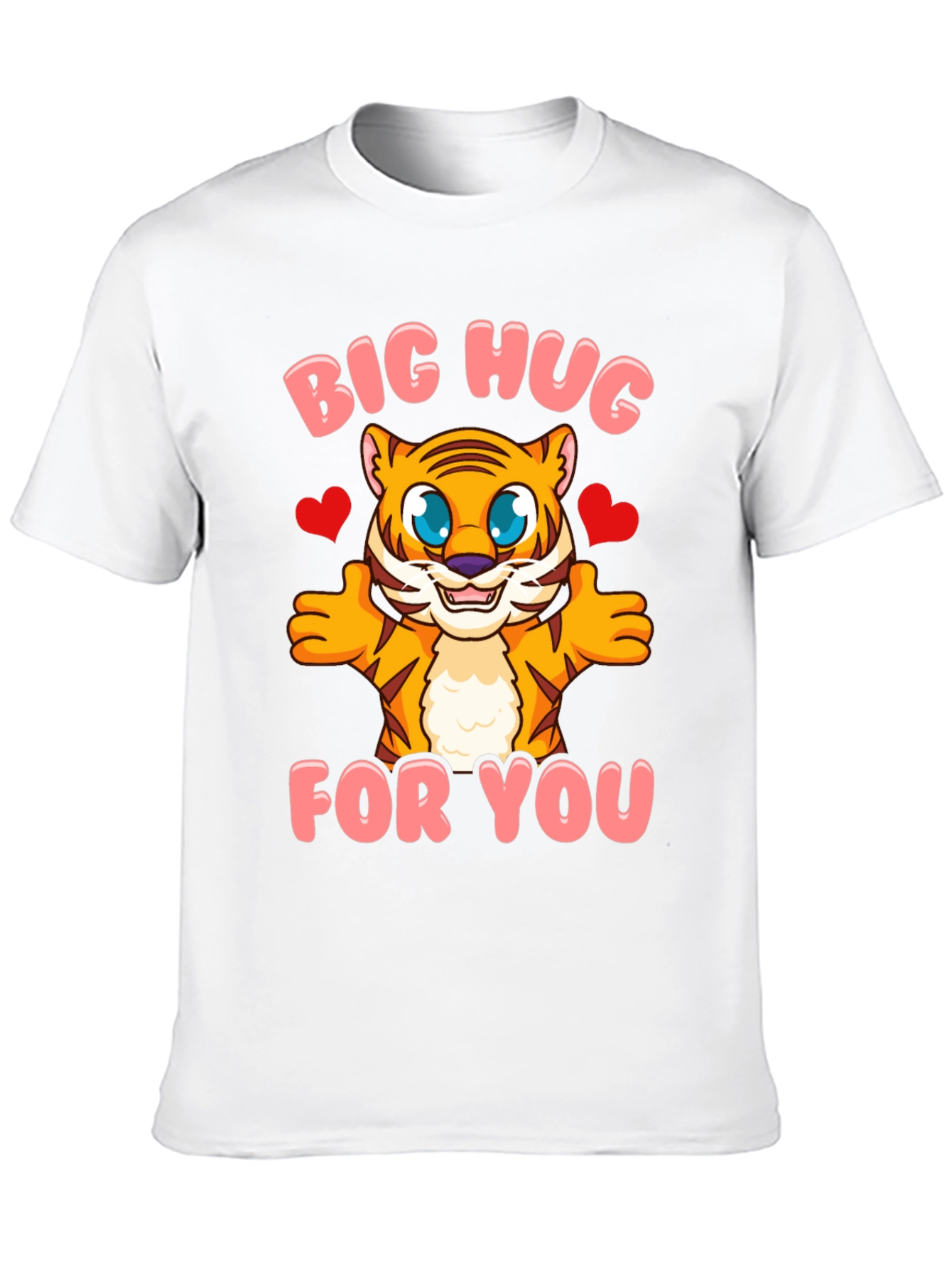 Black Big Hug Tiger Graphic Tee - Black view 10