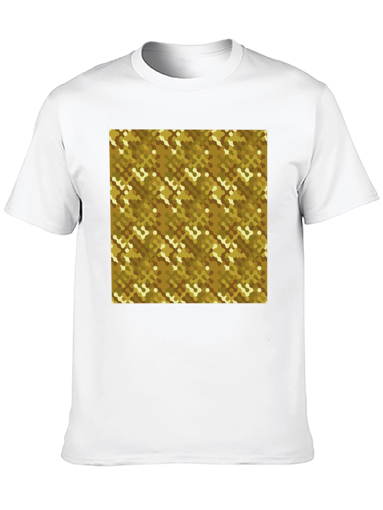 Black Geometric Pattern T-Shirt - Modern Black Tee view 10