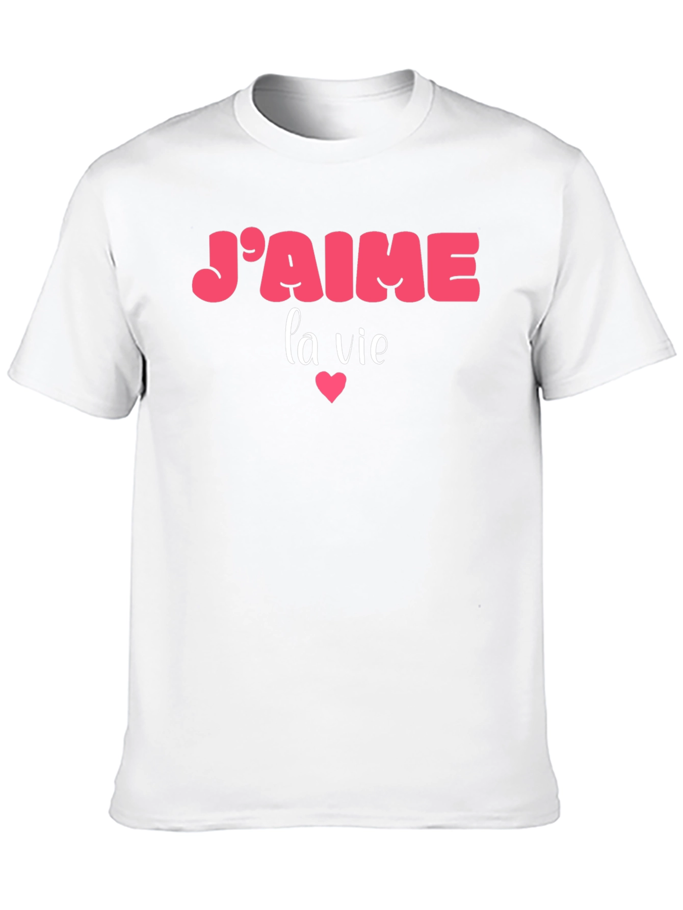 Black J'aime la vie Graphic T-Shirt - Black view 10