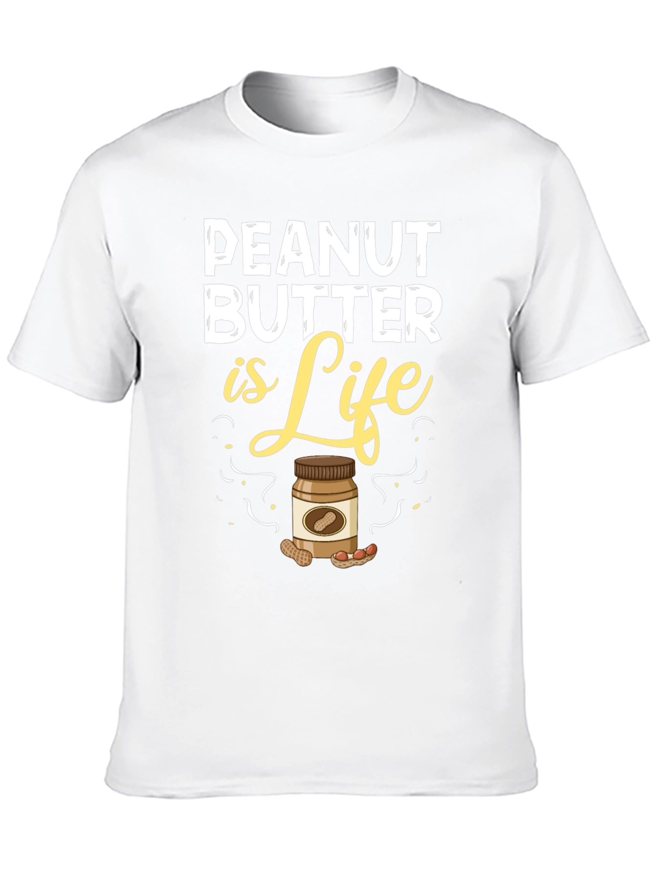 Black Peanut Butter is Life Graphic T-Shirt view 10