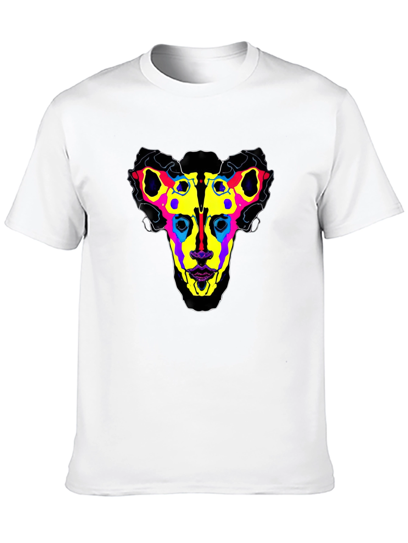 Black Abstract Geometric Graphic Print Tee view 10