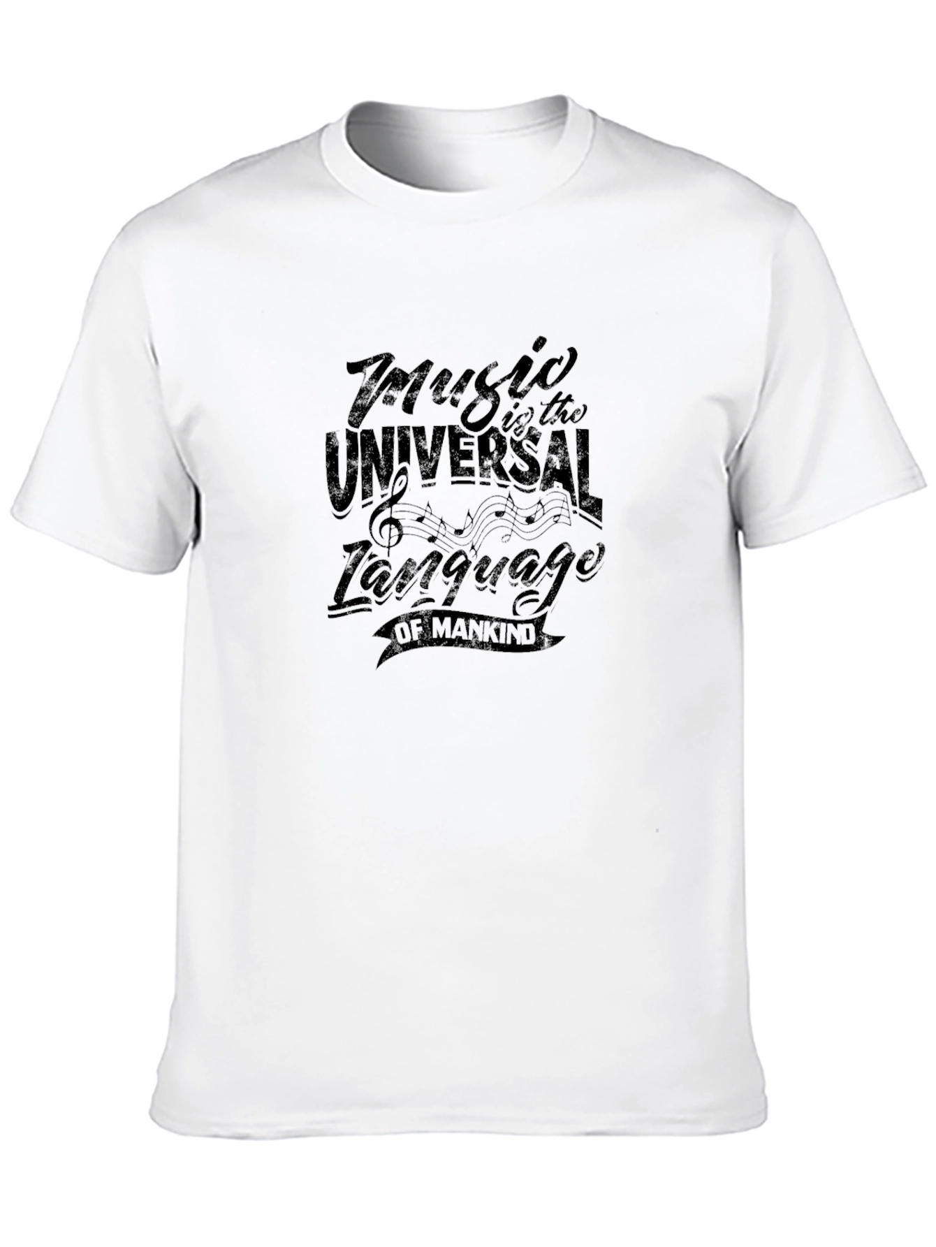 Black Music is the Universal Language Graphic T-Shirt view 10