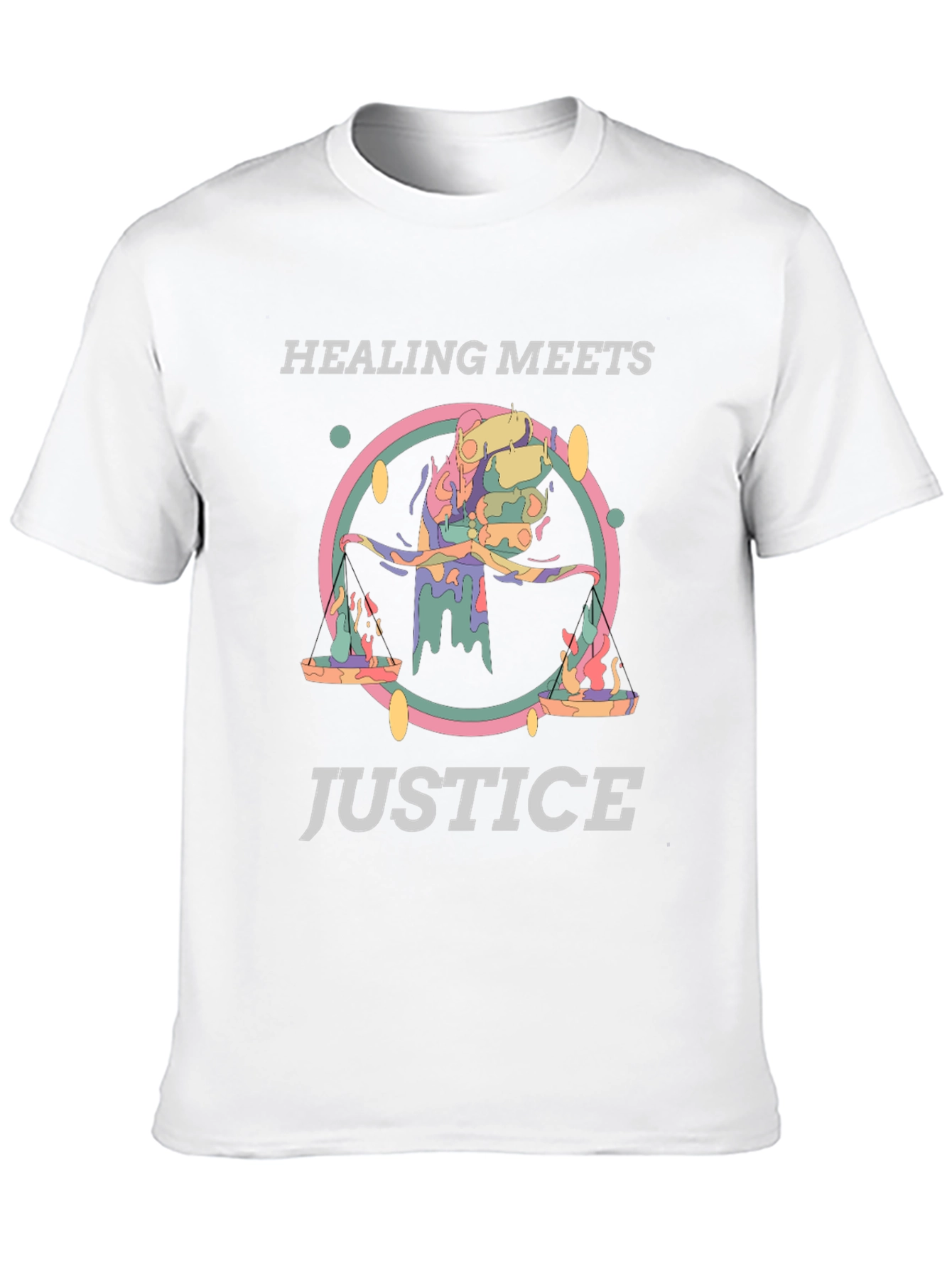 Healing Meets Justice Graphic Tee - Unisex - 10