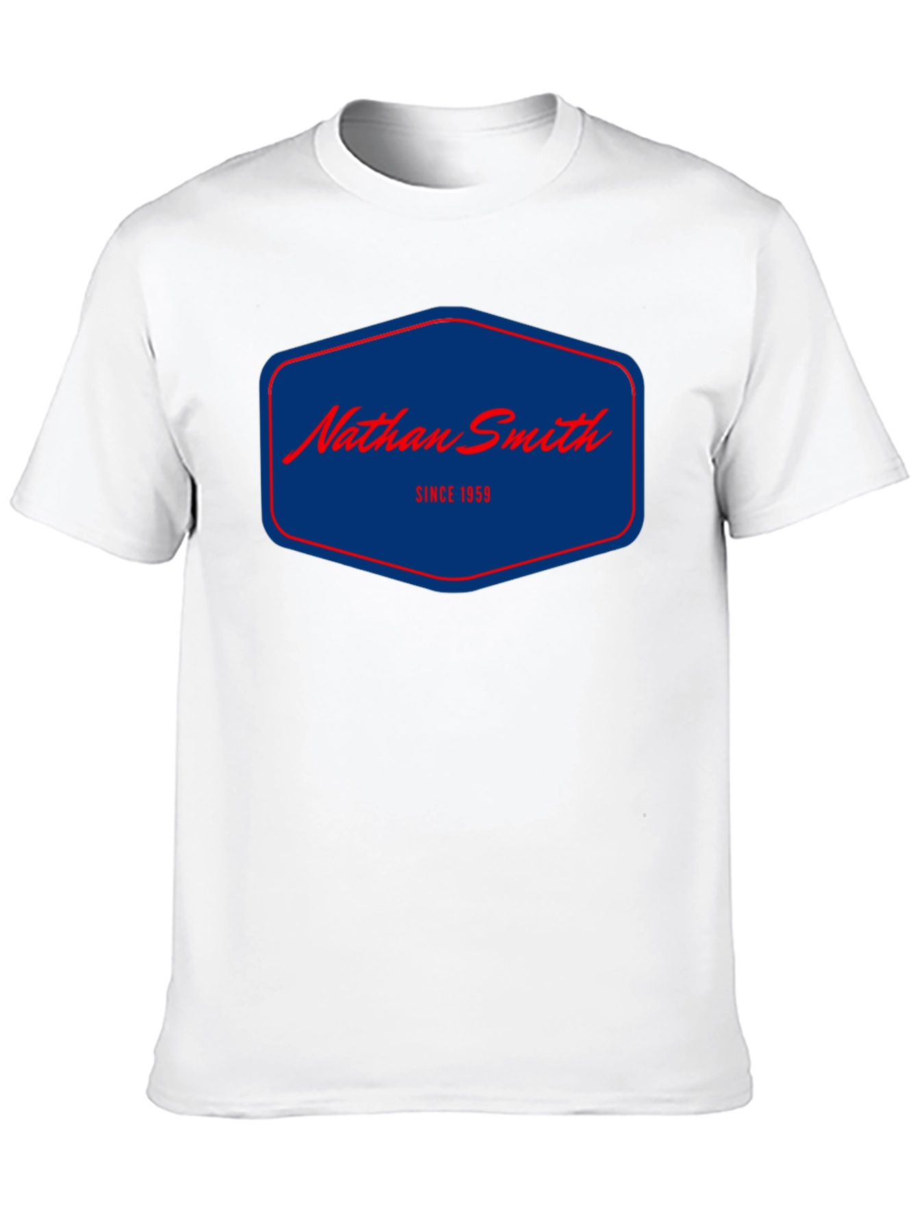 Black Nathan Smith Since 1959 Black T-Shirt view 10