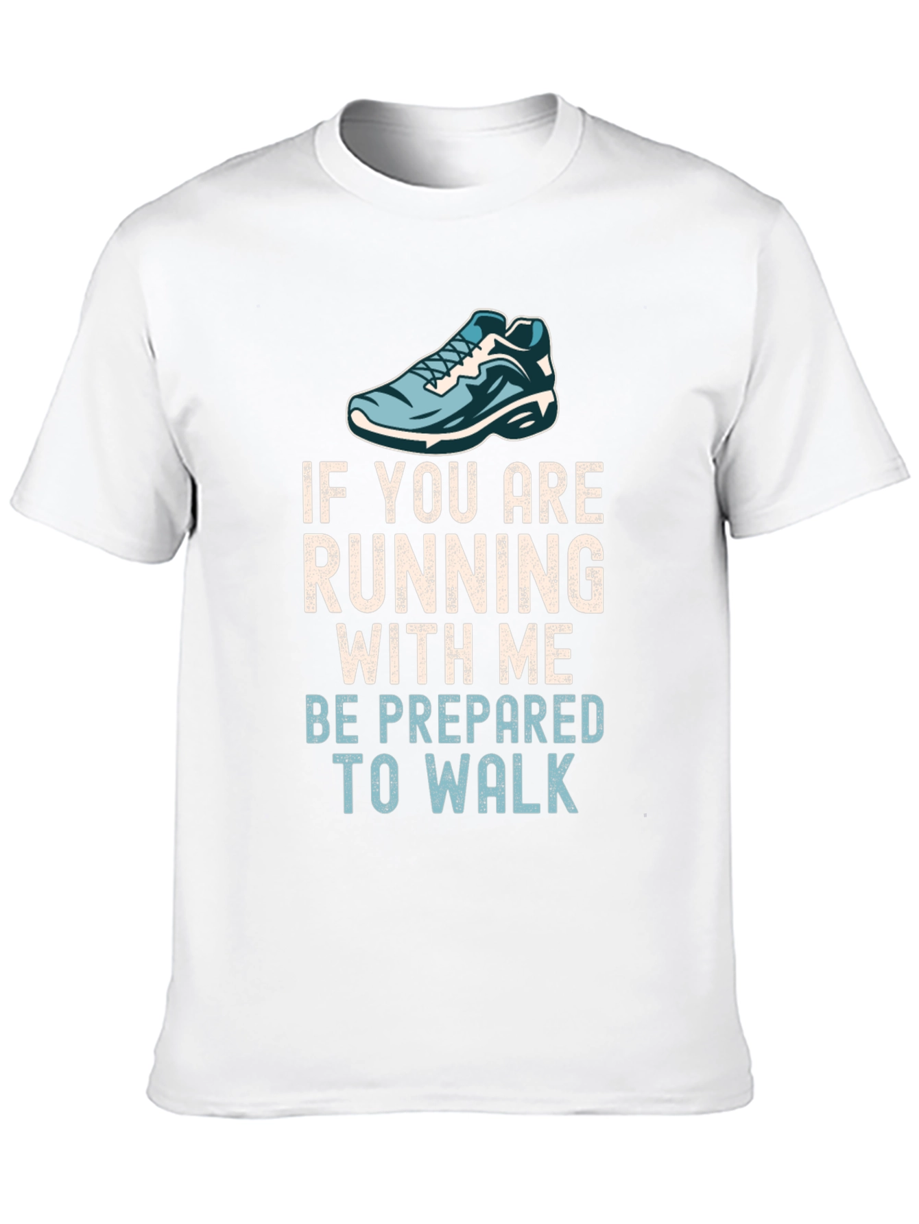 Black Funny Running T-Shirt - Be Prepared To Walk view 10