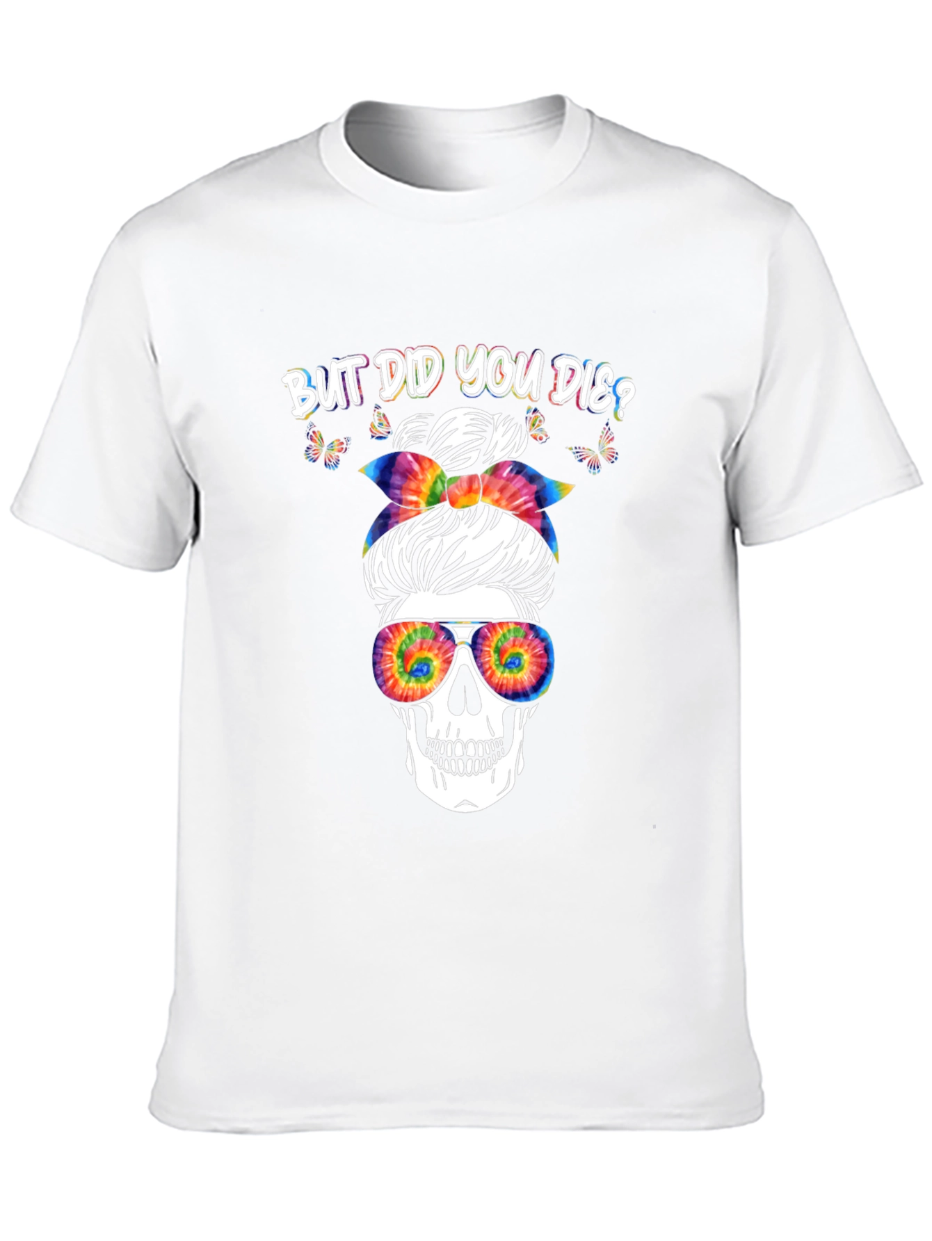 Black But Did You Die? Skull Graphic Tee view 10