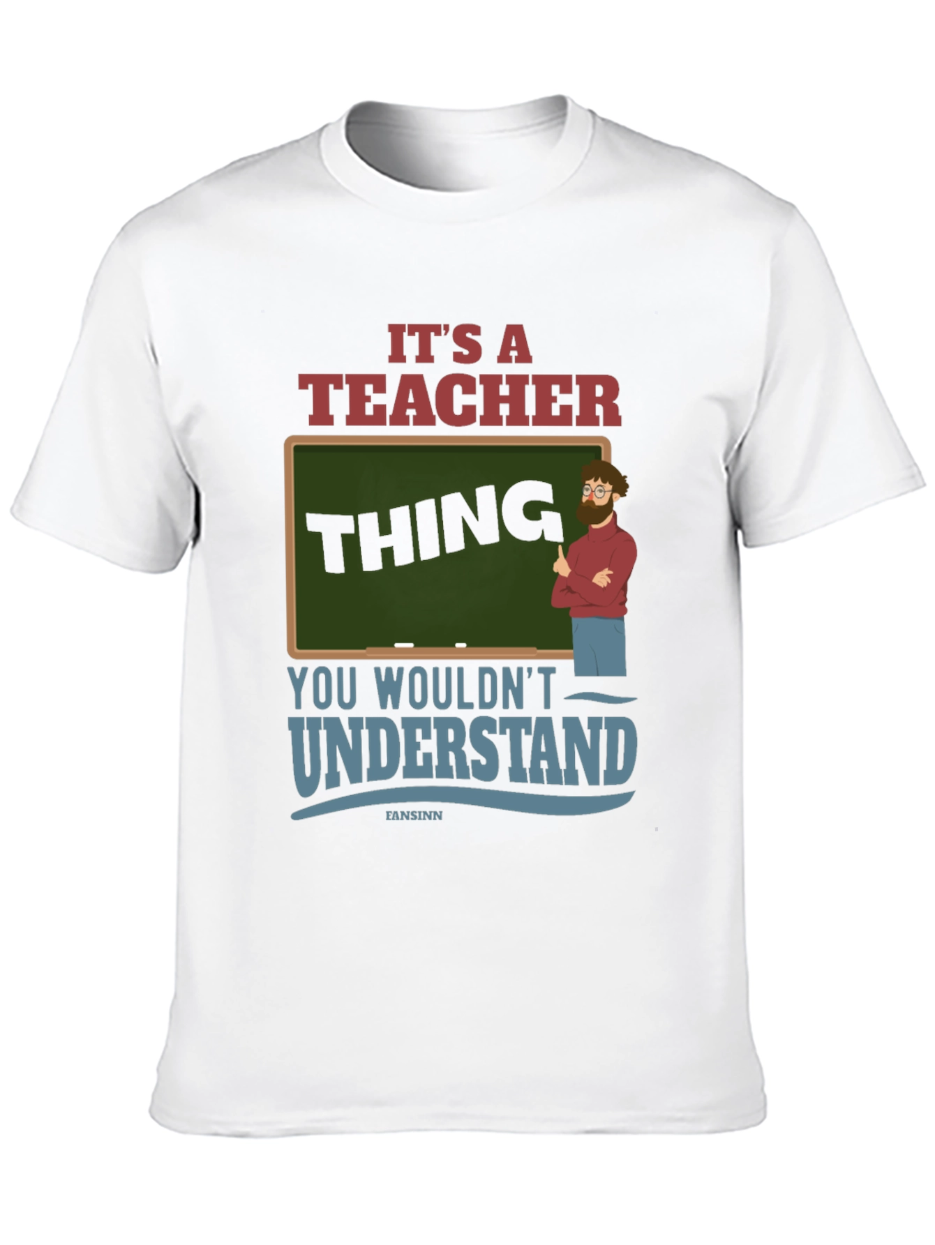 Black It's A Teacher Thing T-Shirt view 10