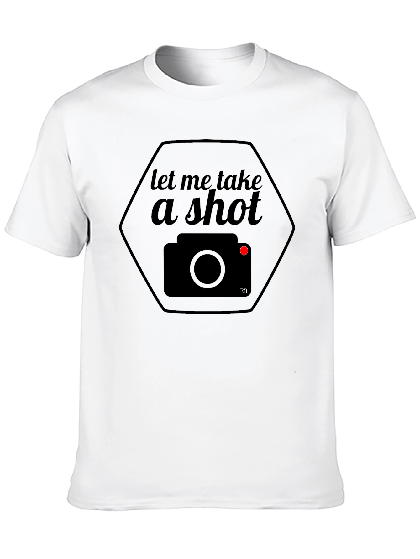 Black Let Me Take A Shot Camera Graphic T-Shirt view 10
