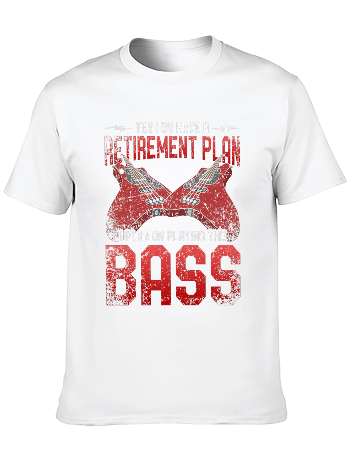 Black Bass Guitar Retirement Plan T-Shirt - Music Lover Tee view 10
