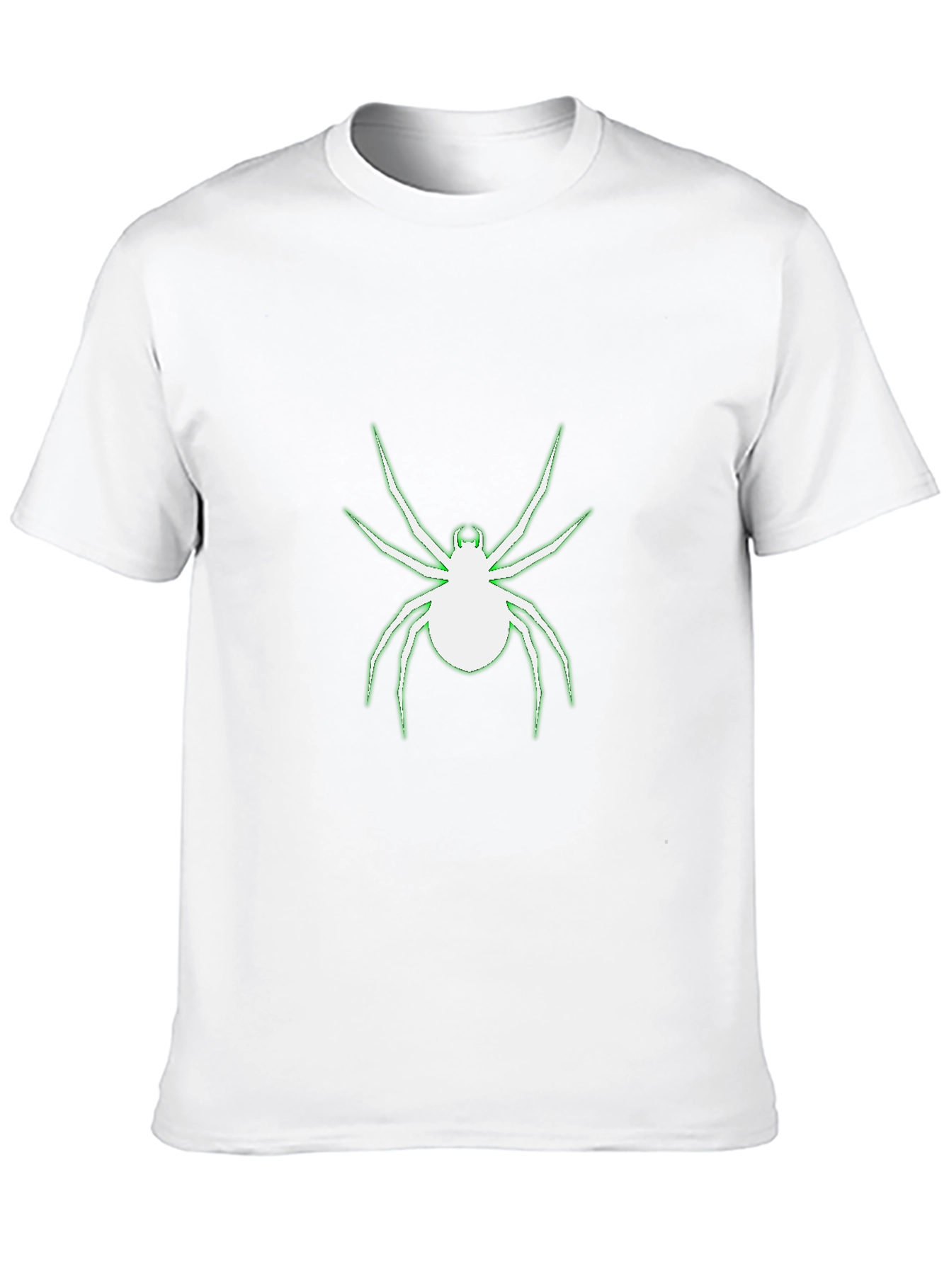 Glow Spider Graphic Black T-Shirt - 10