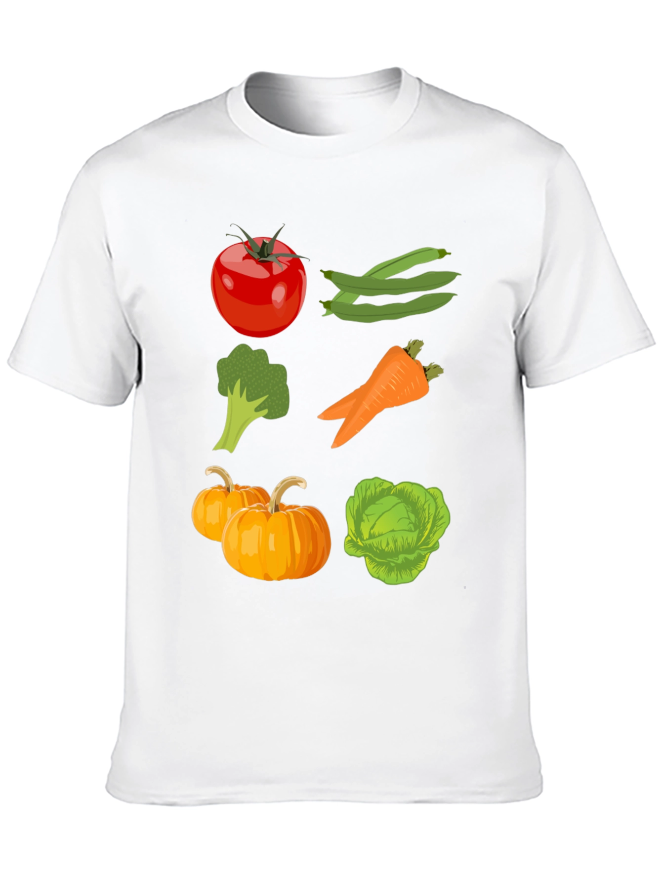 Black Veggie T-Shirt - Eat Your Vegetables view 10