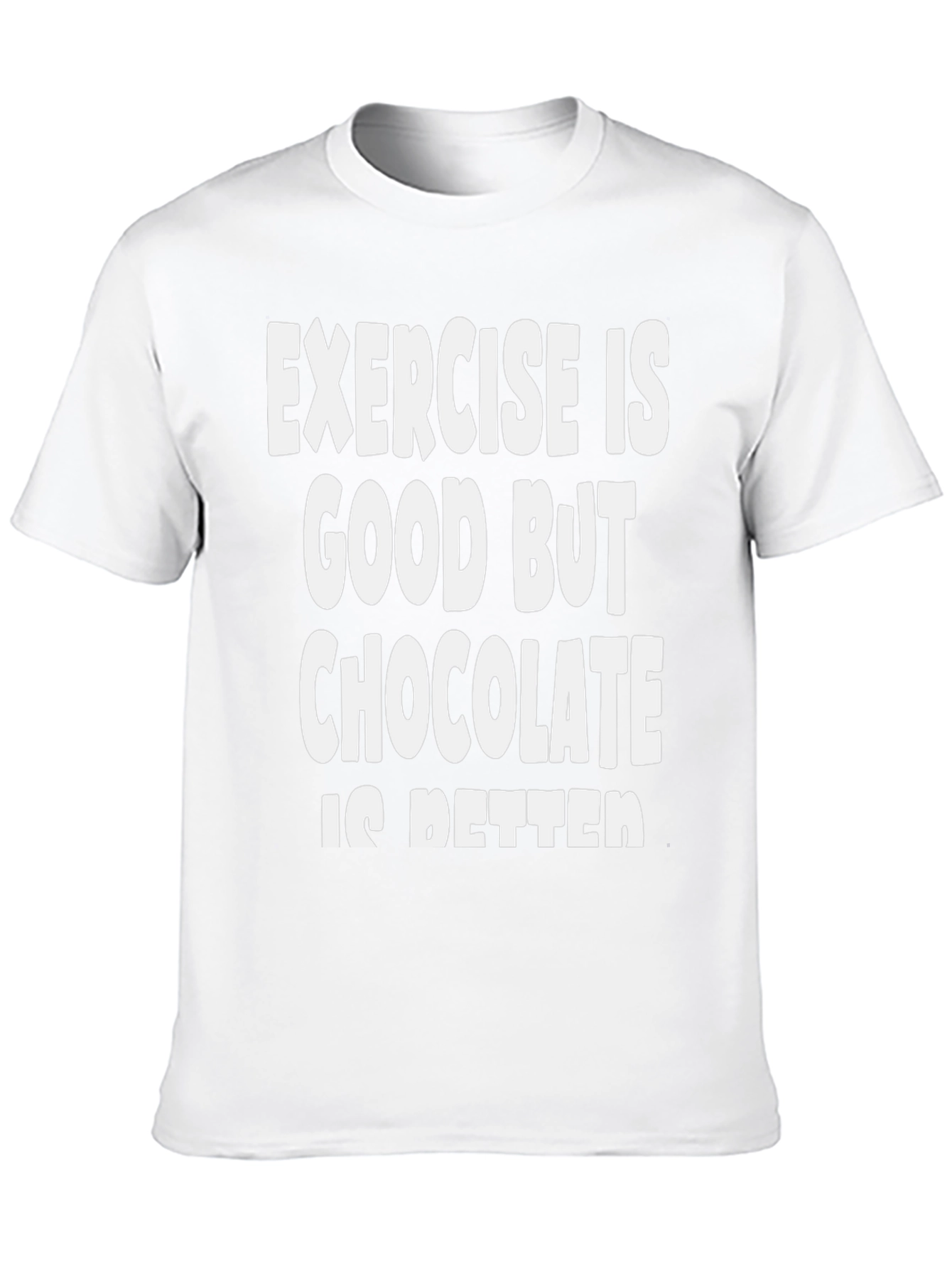 Black Funny Chocolate Is Better T-Shirt view 10