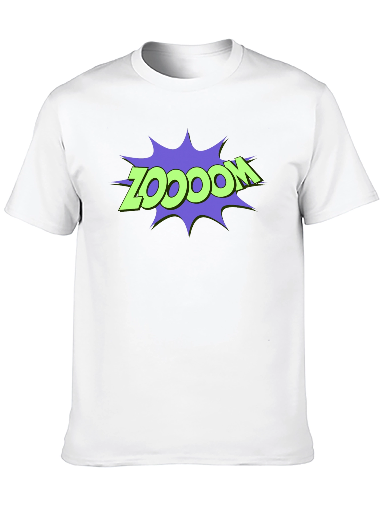 Black Zoodooom T-Shirt - Men's Graphic Tee view 10