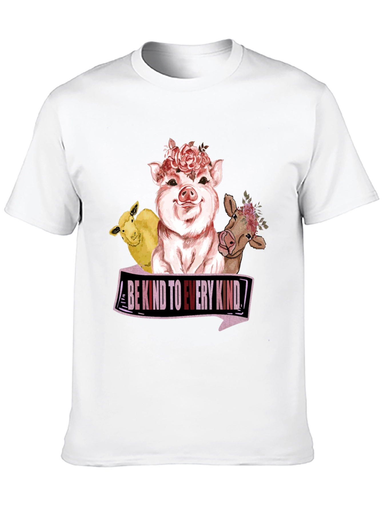 Black Be Kind To Every Kind Graphic Tee view 10