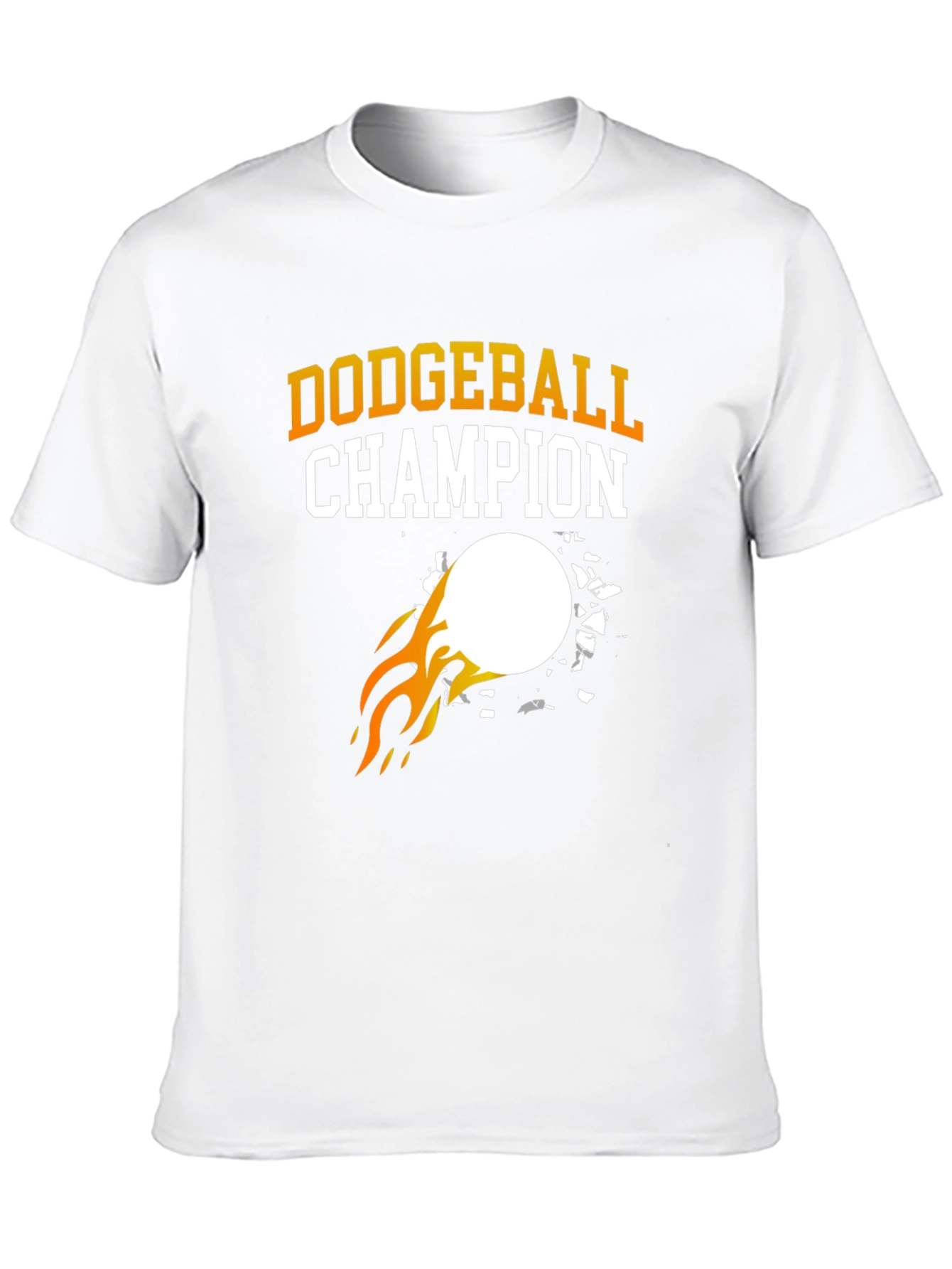 Black Dodgeball Champion Graphic T-Shirt view 10