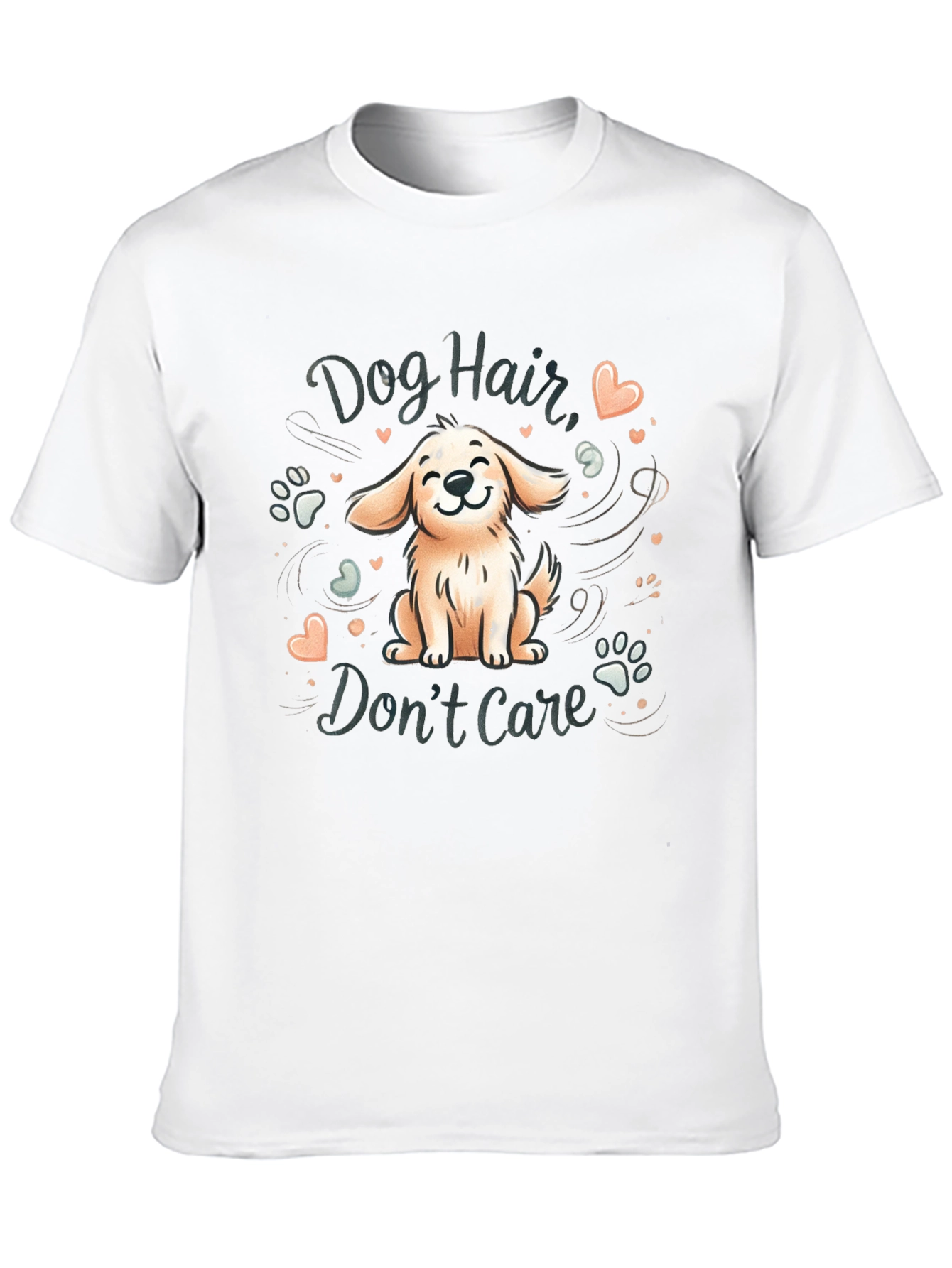 Black Dog Hair, Don't Care Graphic Tee view 10