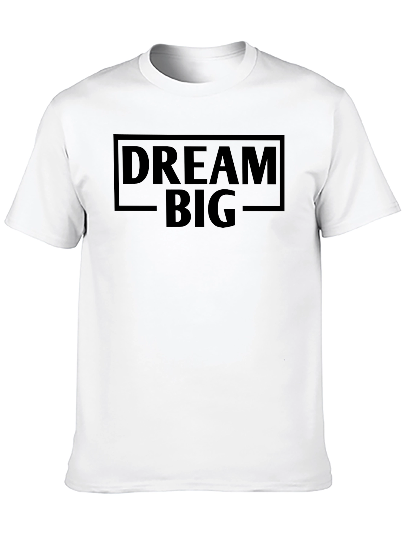 Black Dream Big Graphic Tee - Motivational Shirt view 10