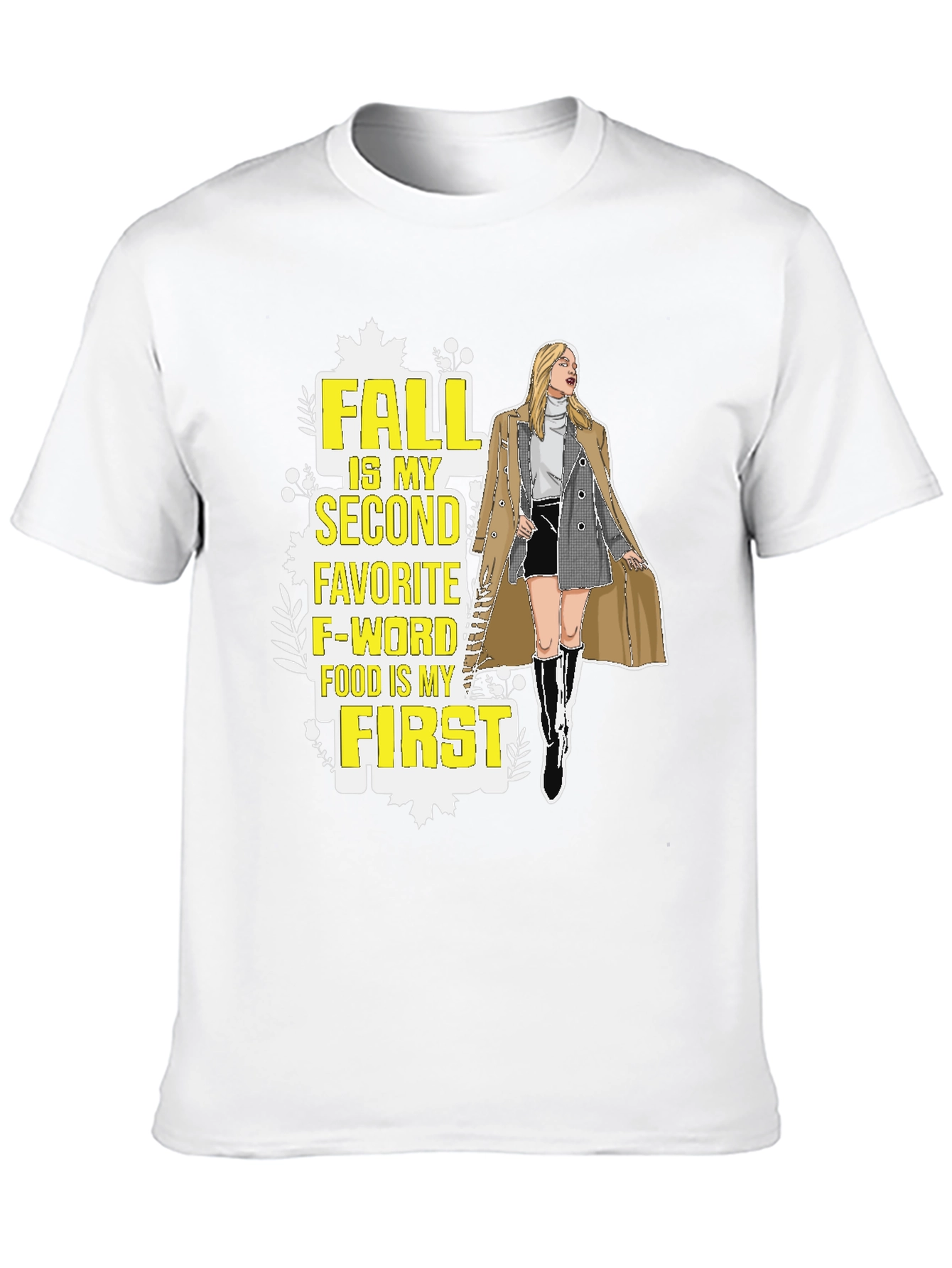 Black Fall Food T-Shirt view 10
