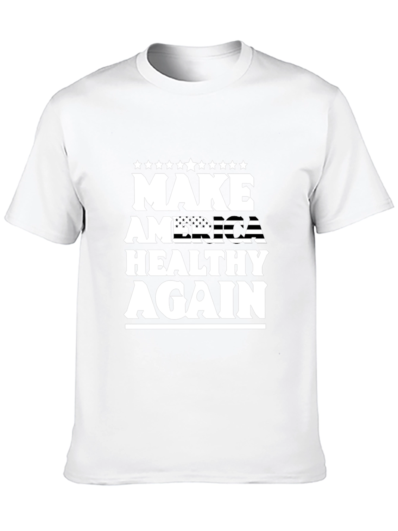 Black Make America Healthy Again Graphic Tee view 10