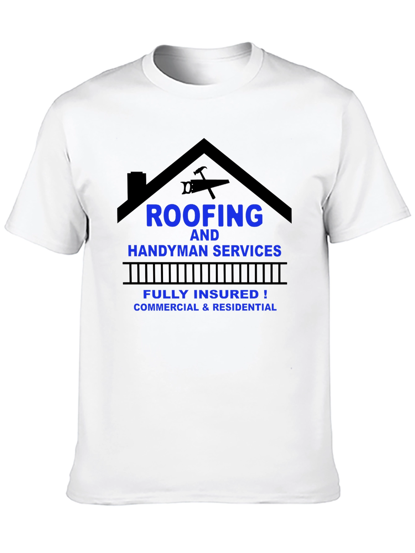 Black Roofing & Handyman Services T-Shirt view 10