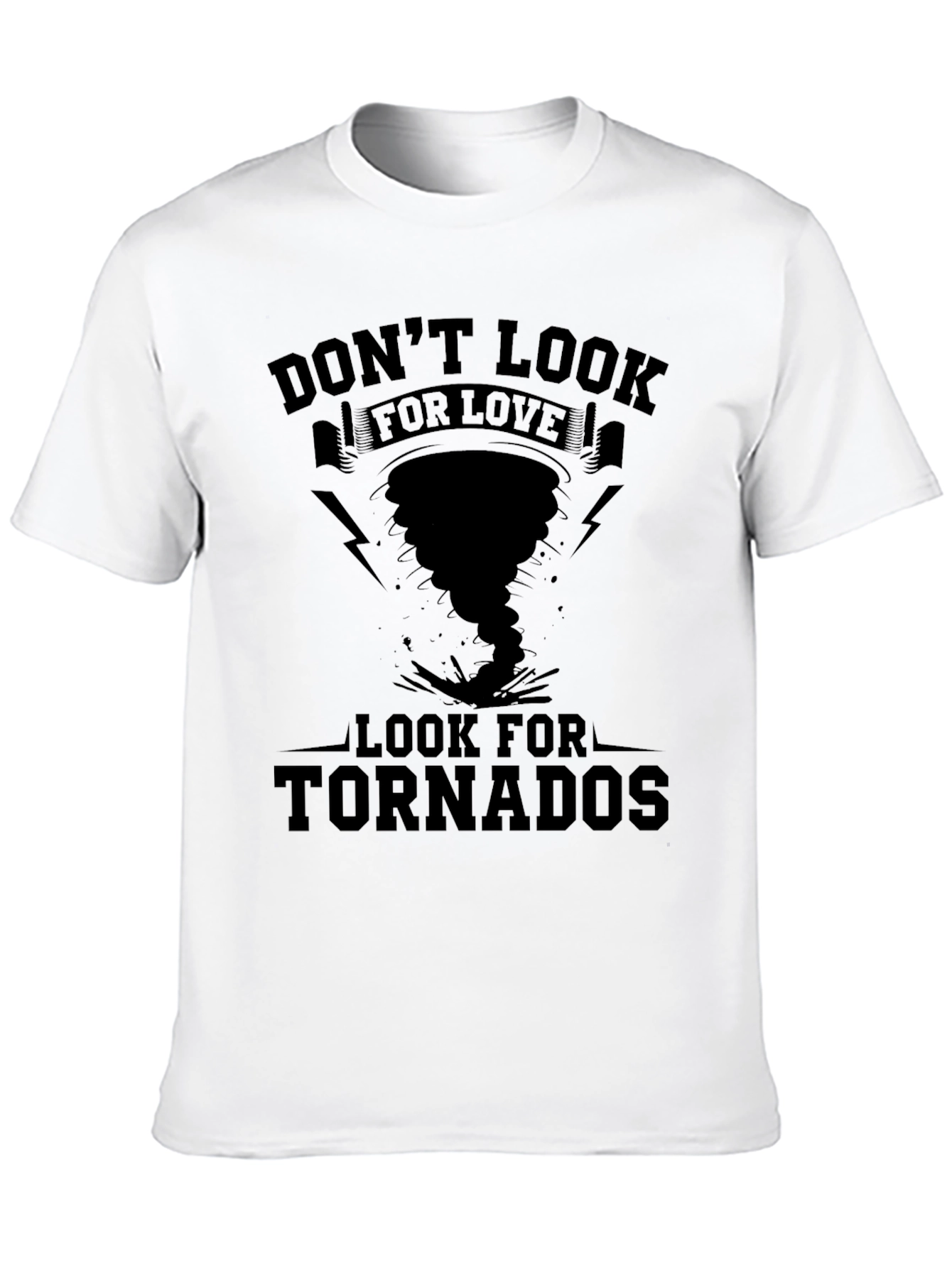 Black Don't Look for Love Tornado T-Shirt view 10