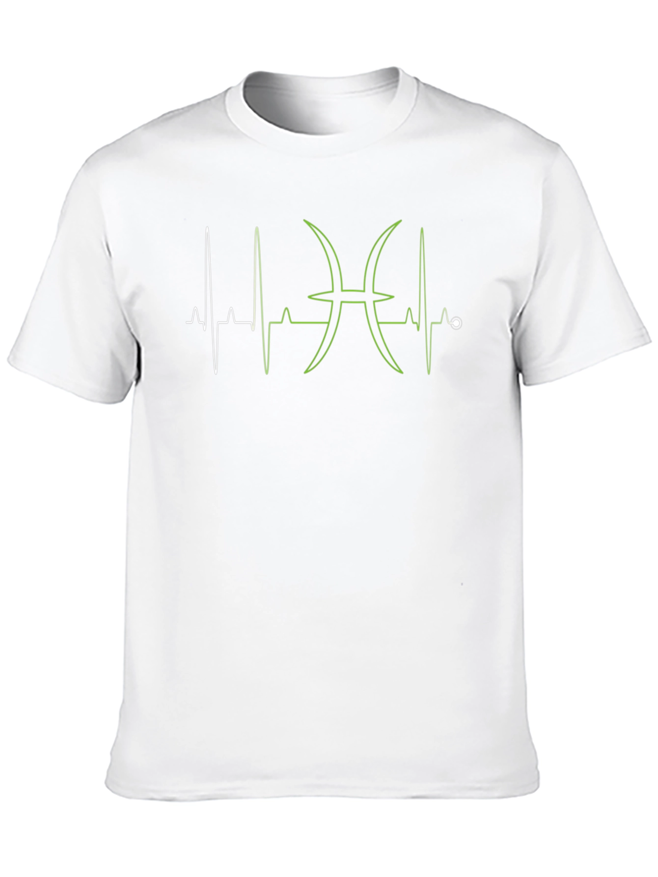 Black Pisces Heartbeat T-Shirt view 10