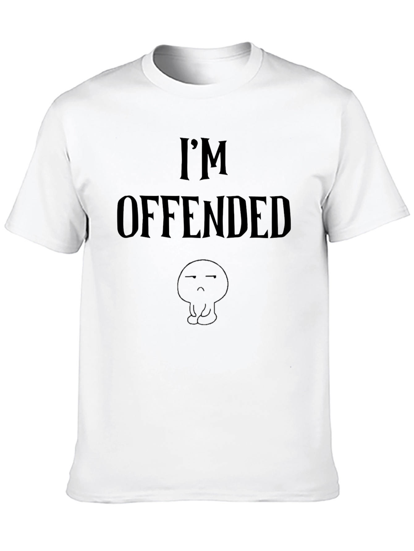 Black I'm Offended T-Shirt - Bold Statement Tee view 10