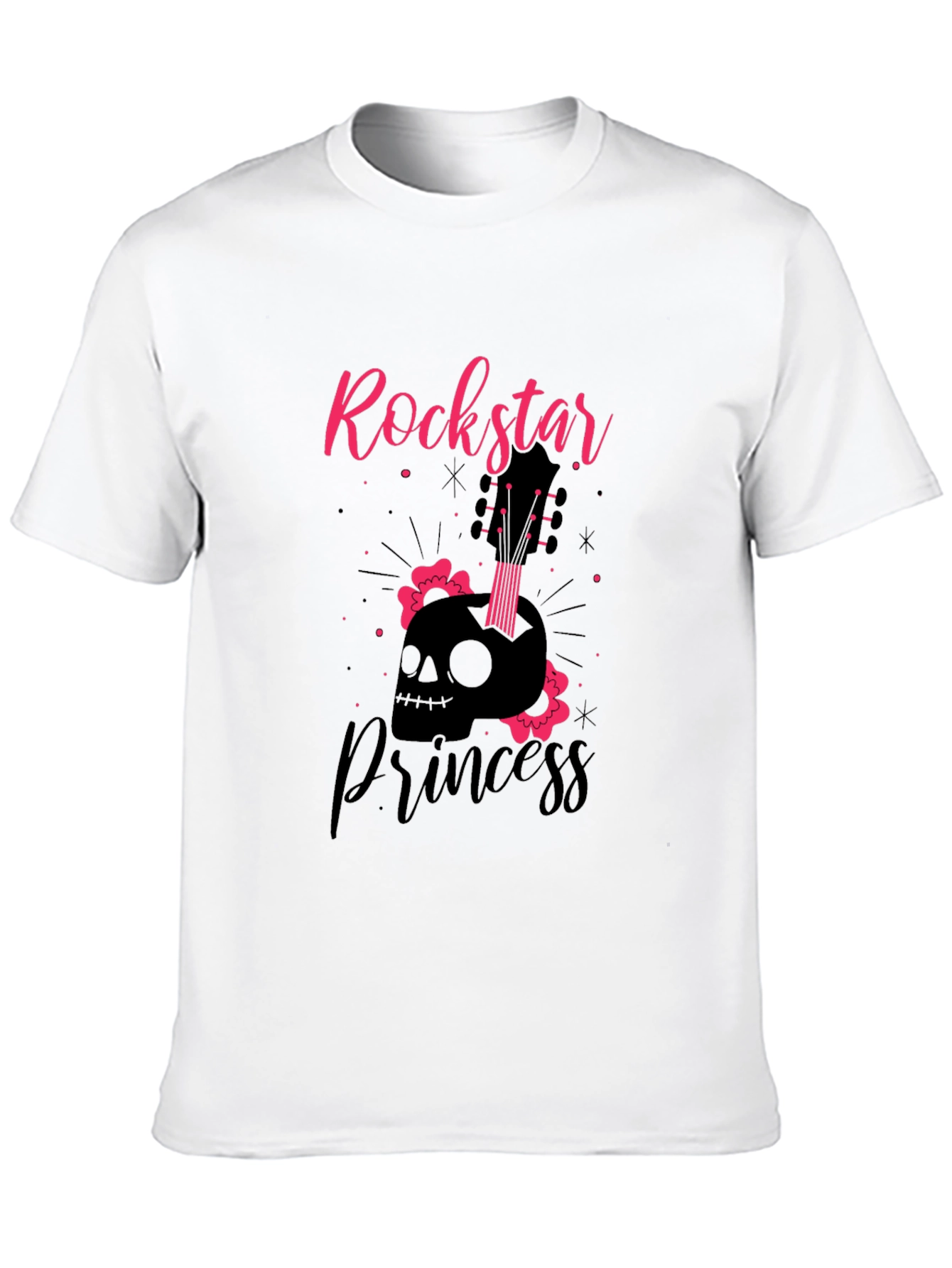Black Rockstar Princess Black T-Shirt view 10