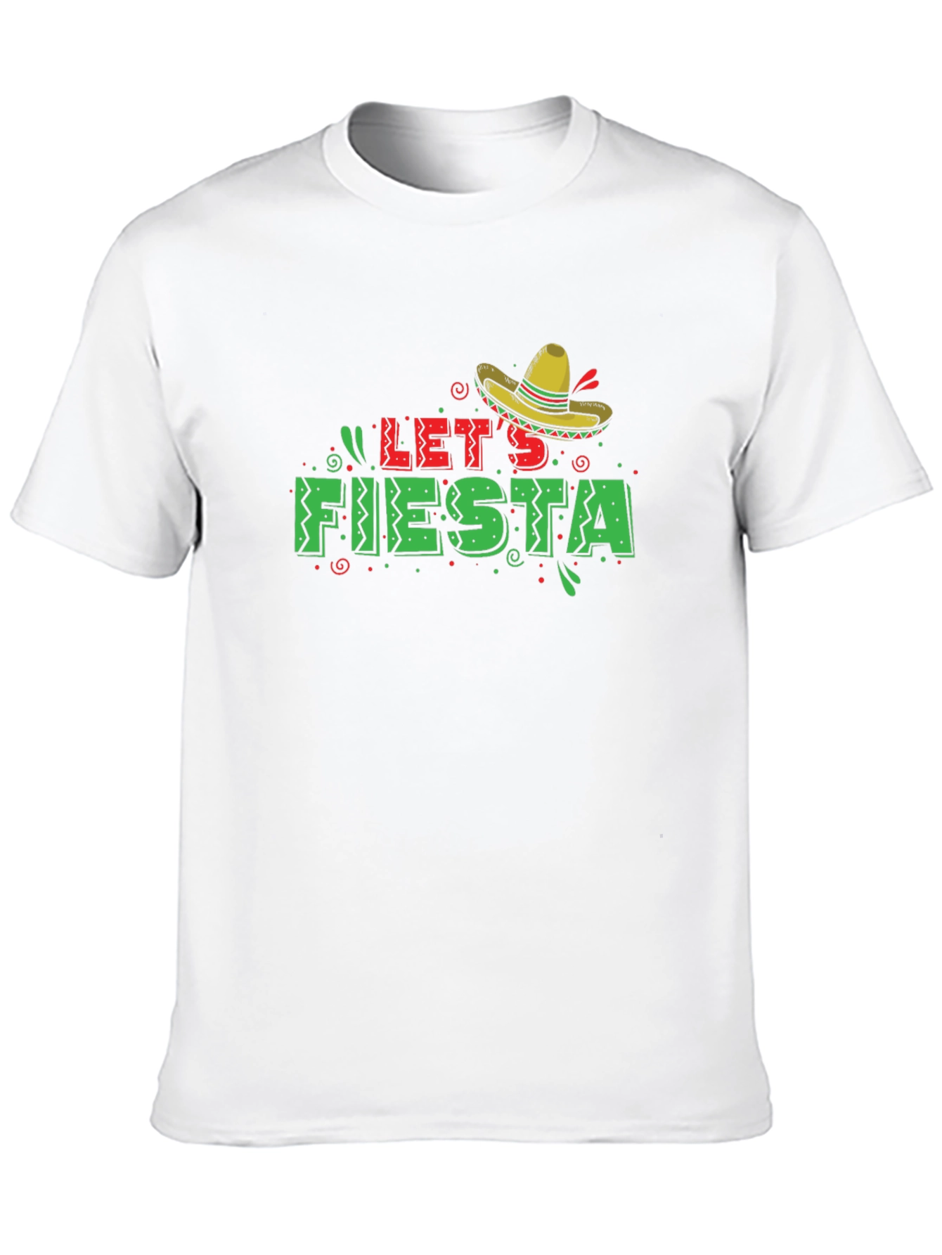 Black Let's Fiesta Graphic T-Shirt - Black view 10