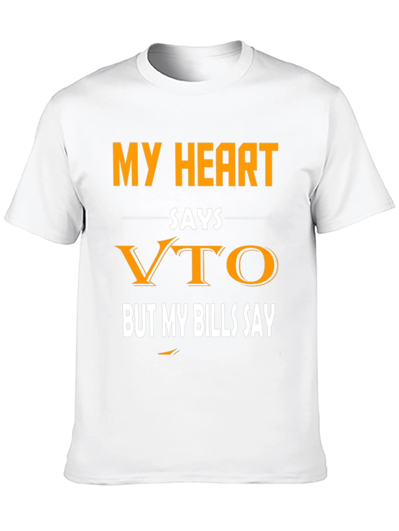 Black Funny VTO Shirt - My Heart Says VTO T-Shirt view 10