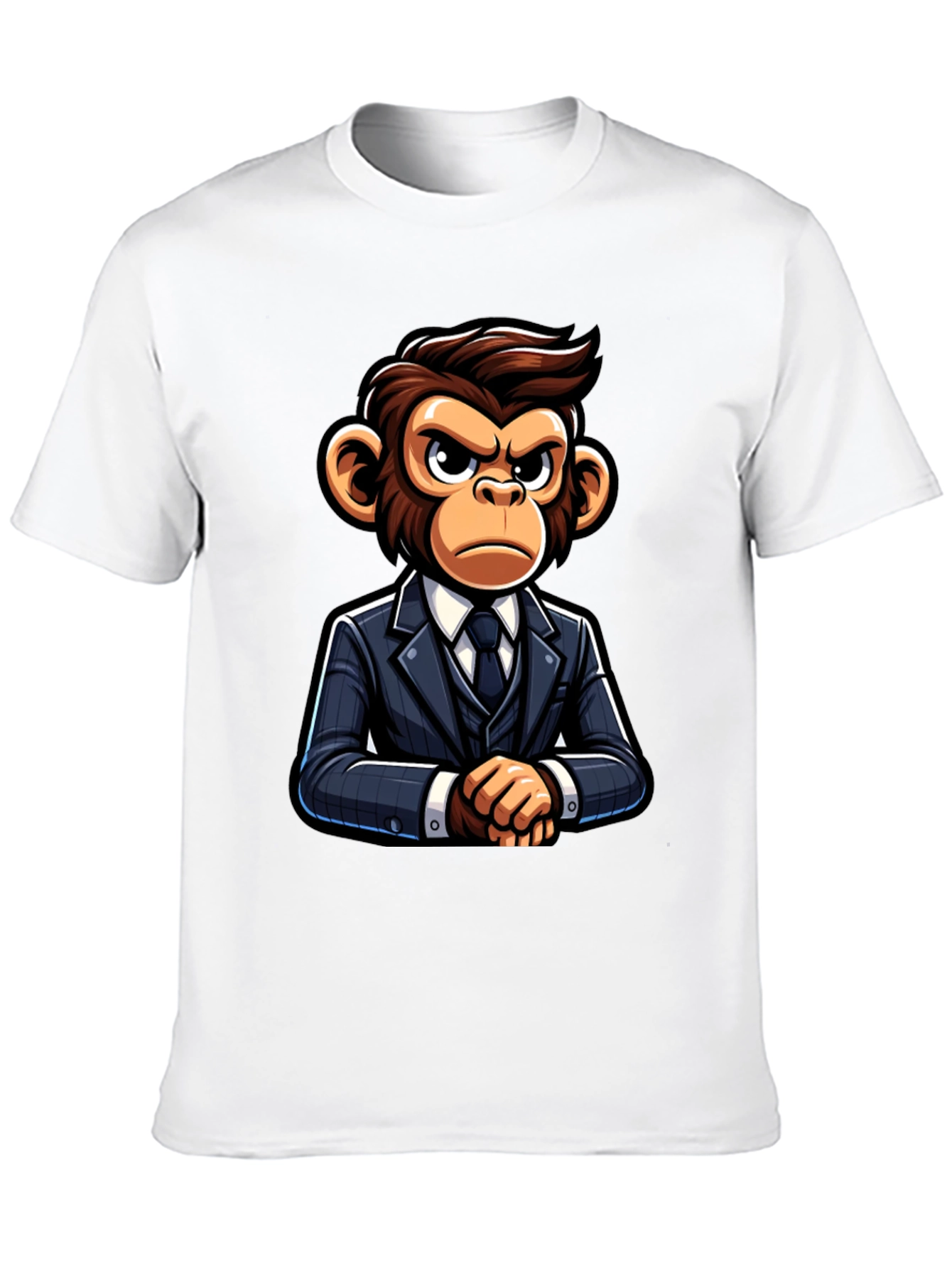 Black Monkey Business T-Shirt - Serious Ape Style view 10