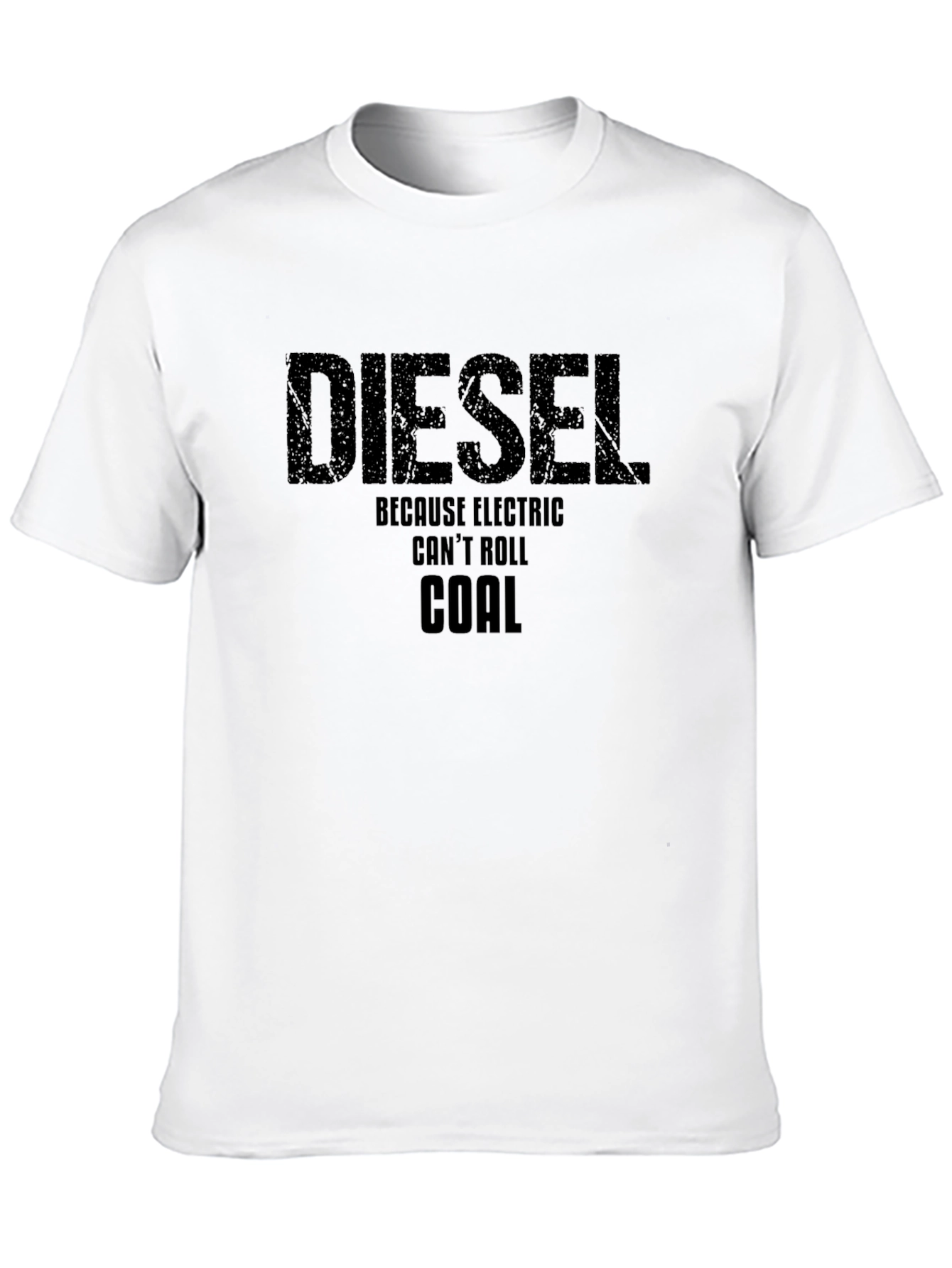 Black Diesel Because Electric Can't Roll Coal T-Shirt view 10