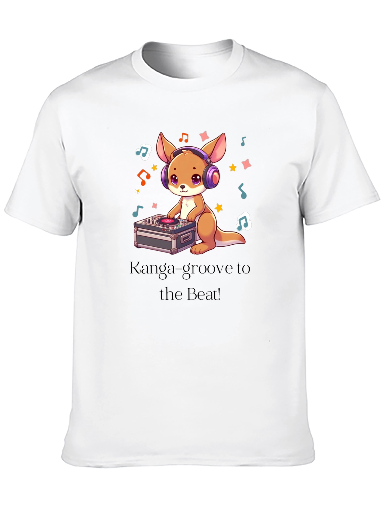Black DJ Kangaroo T-Shirt - Groove to the Beat! view 10