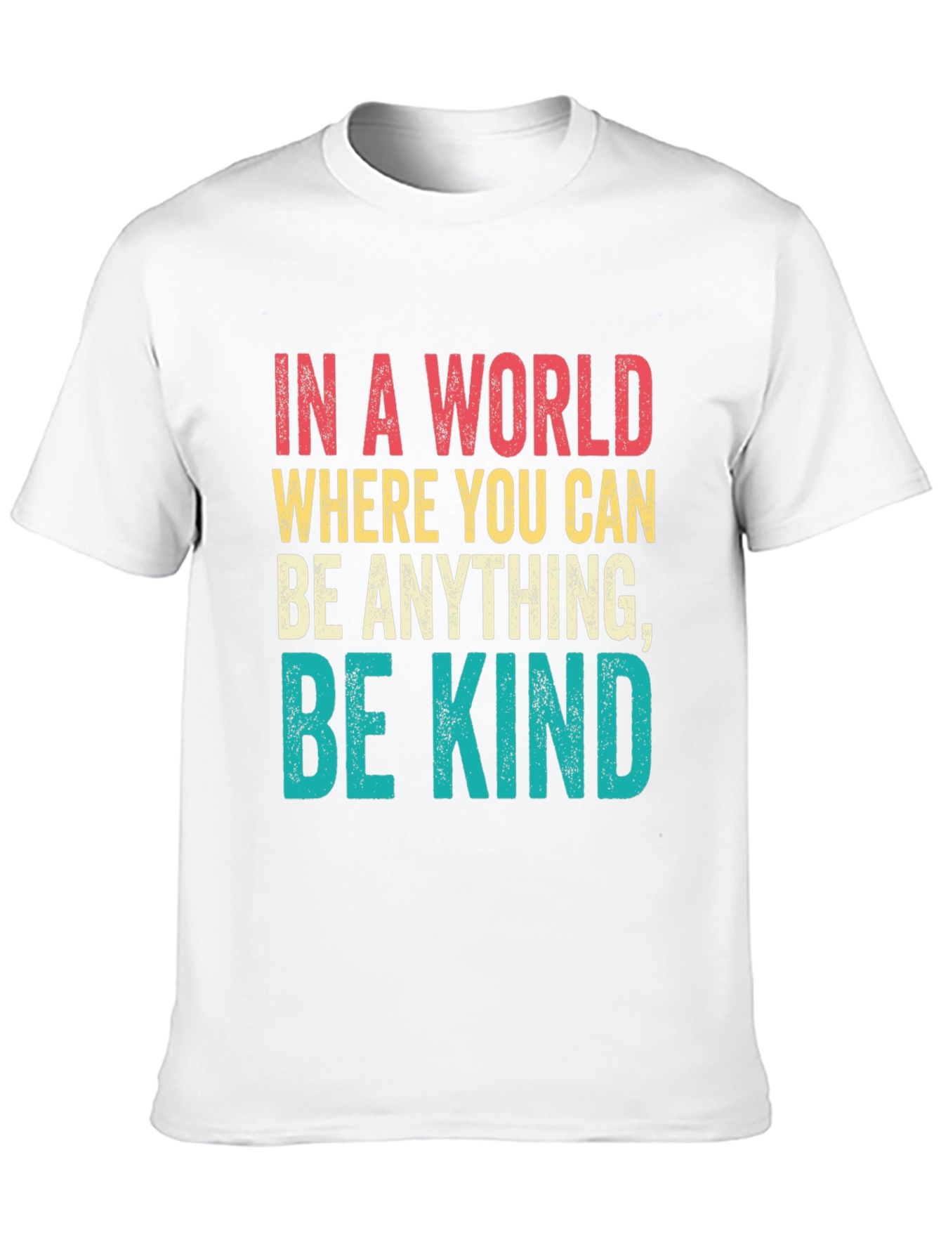 Black Be Kind T-Shirt - Inspirational Graphic Tee view 10