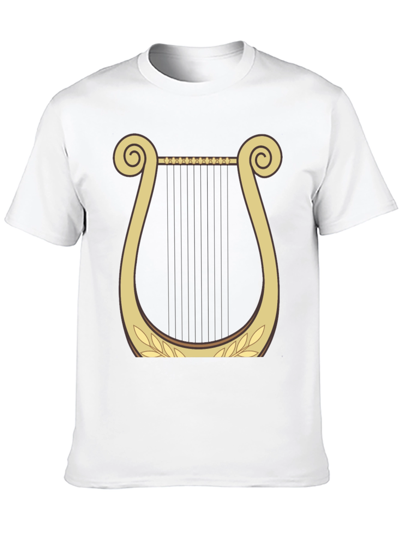 Black Lyre Graphic Tee - Black Cotton Comfort view 10