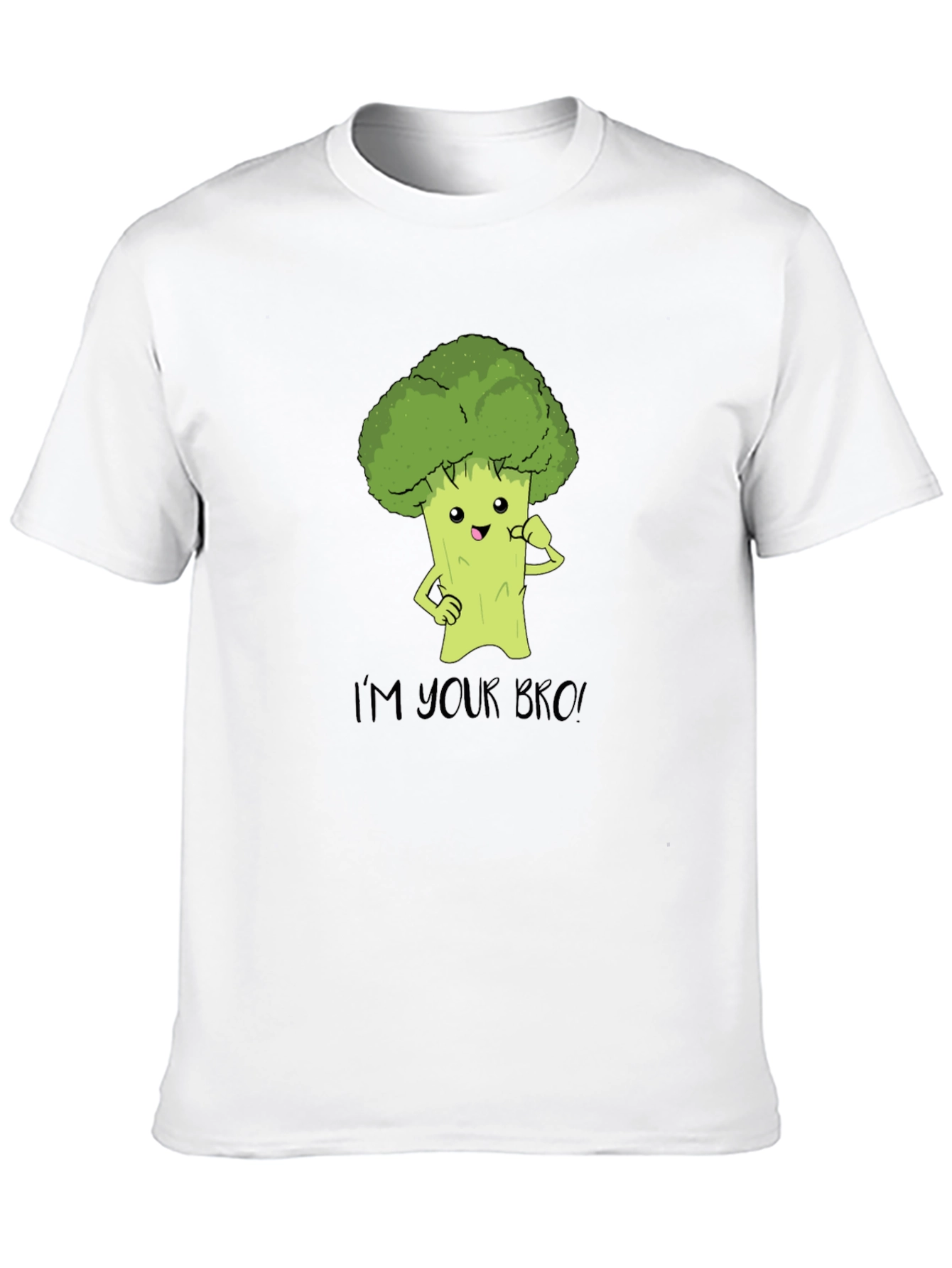 Black I'm Your Bro Broccoli Tee view 10