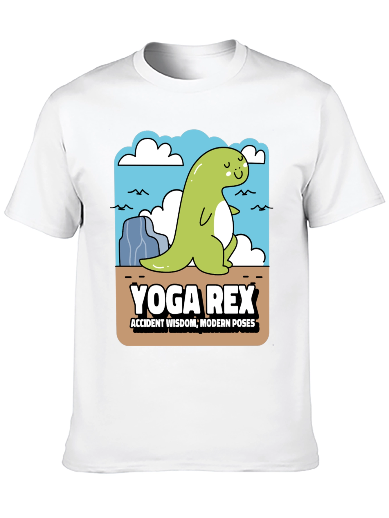 Black Yoga Rex Graphic T-Shirt view 10