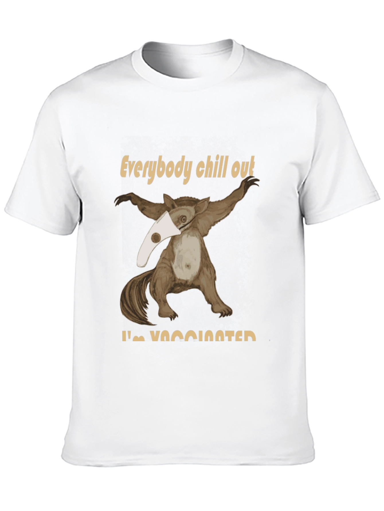 Black Funny Vaccinated Opossum T-Shirt view 10