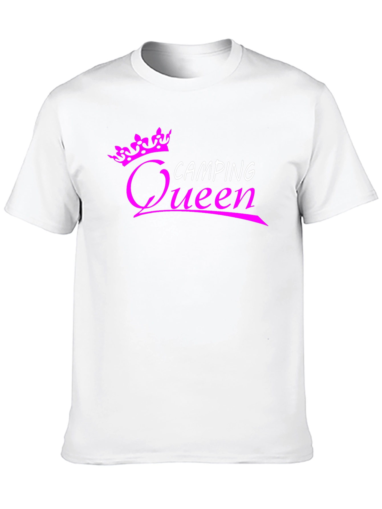 Black Camping Queen Graphic Tee - Black view 10