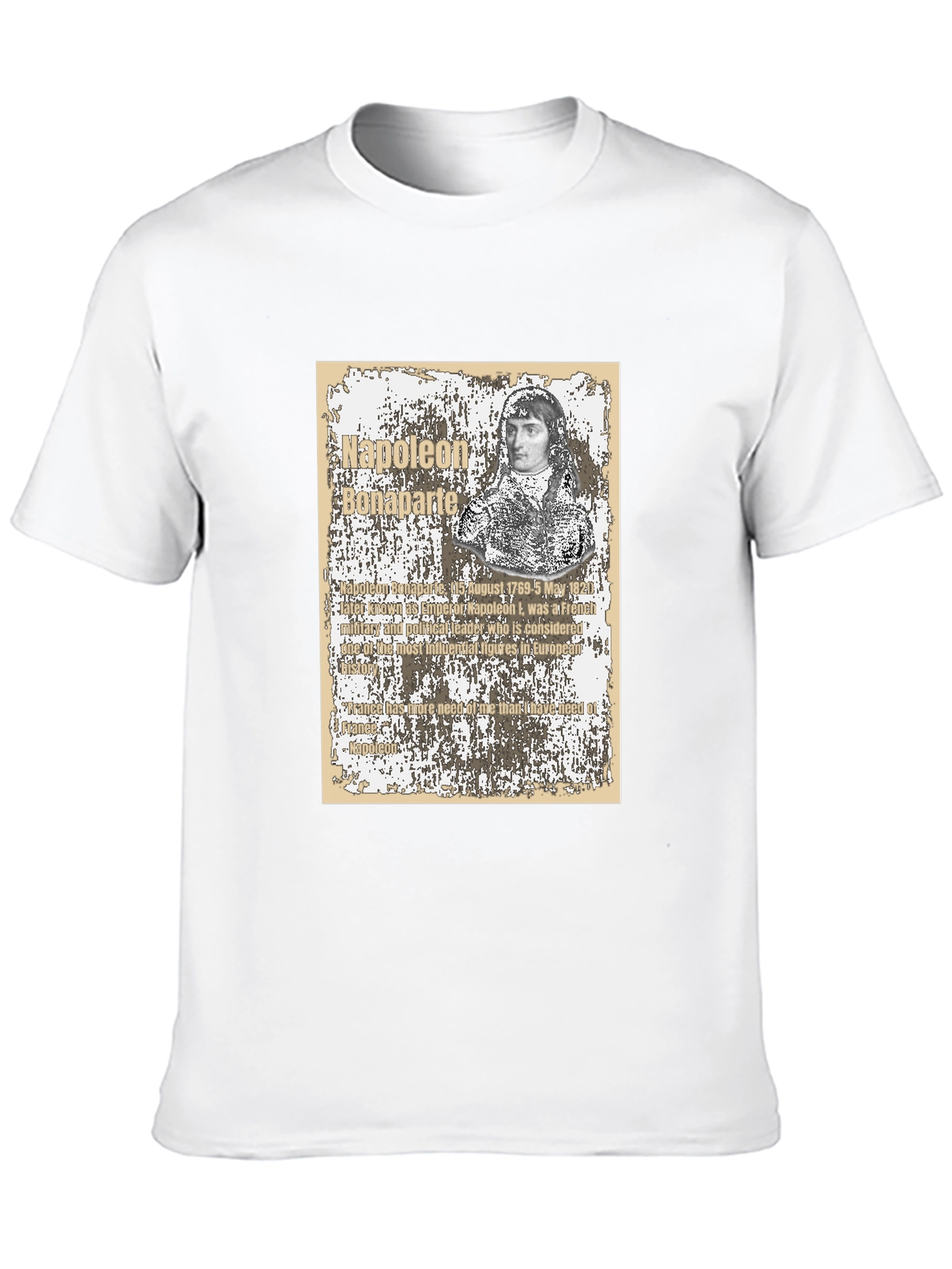 Black Napoleon Bonaparte Graphic T-Shirt  view 10