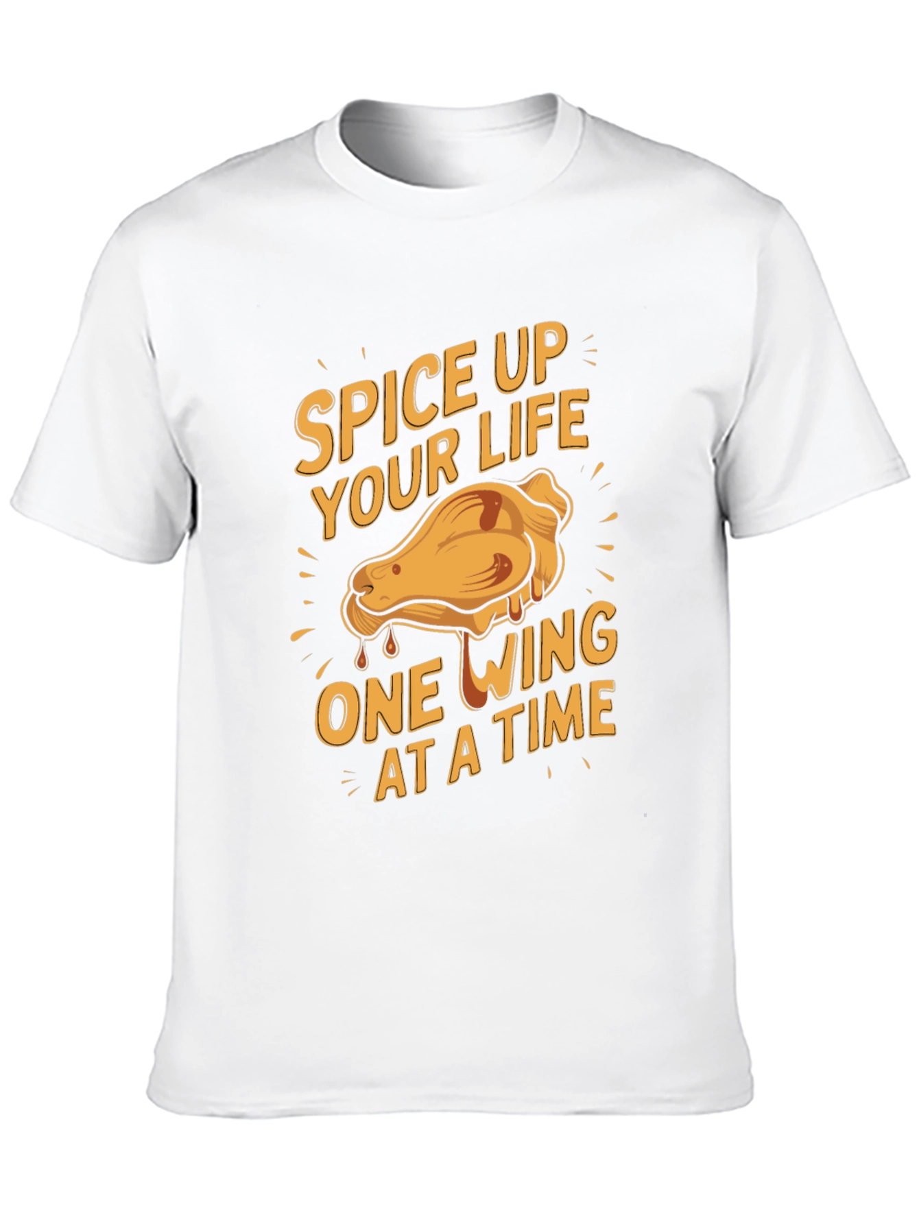 Black Spice Up Your Life Chicken Wing Graphic Tee view 10