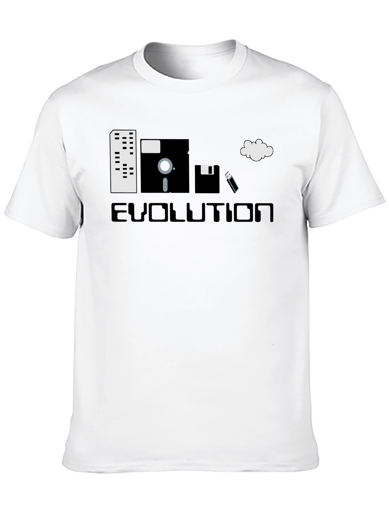 Black Evolution of Storage Black T-Shirt view 10