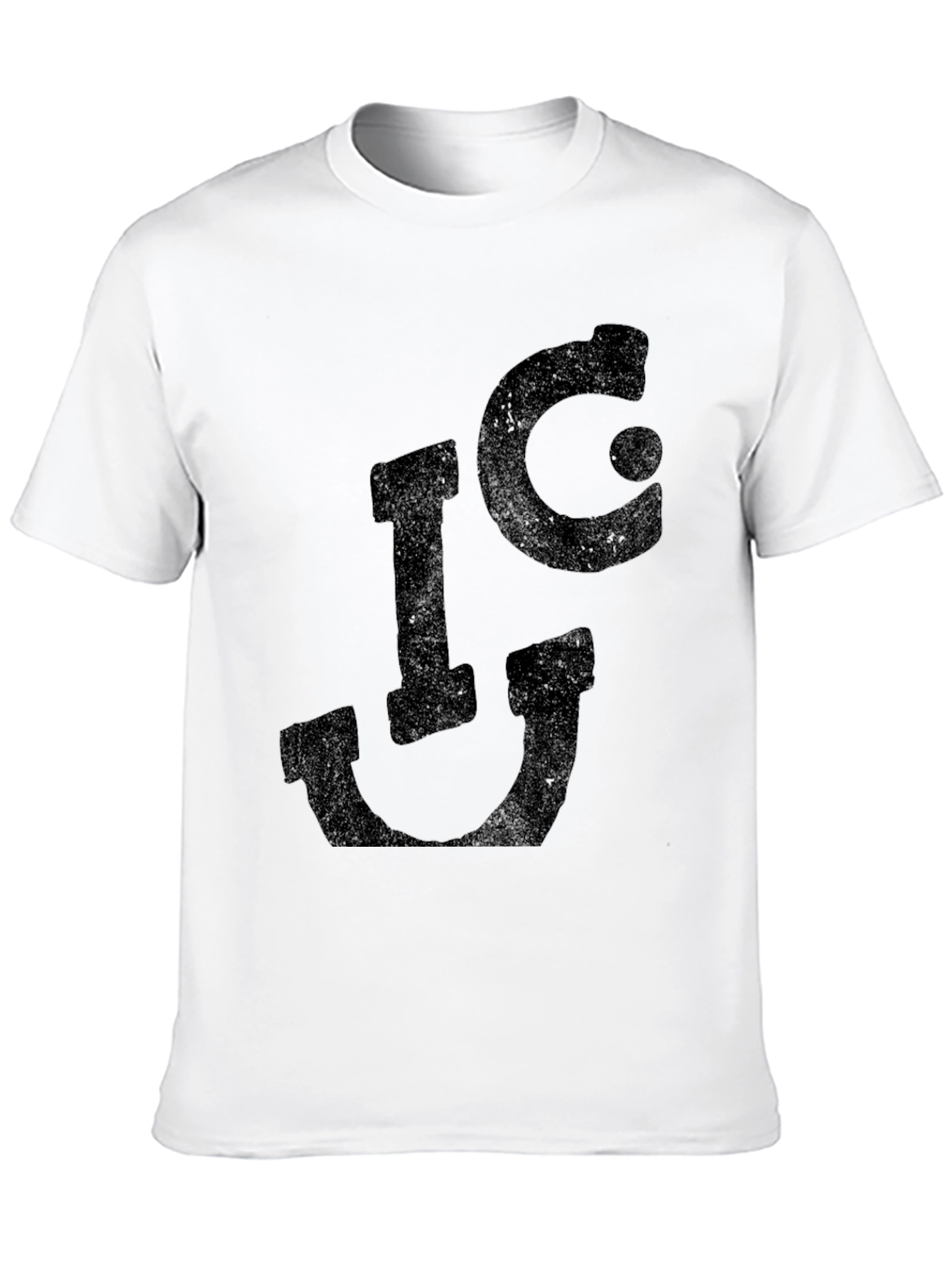 Black Distressed I❤U Graphic Tee - Black view 10