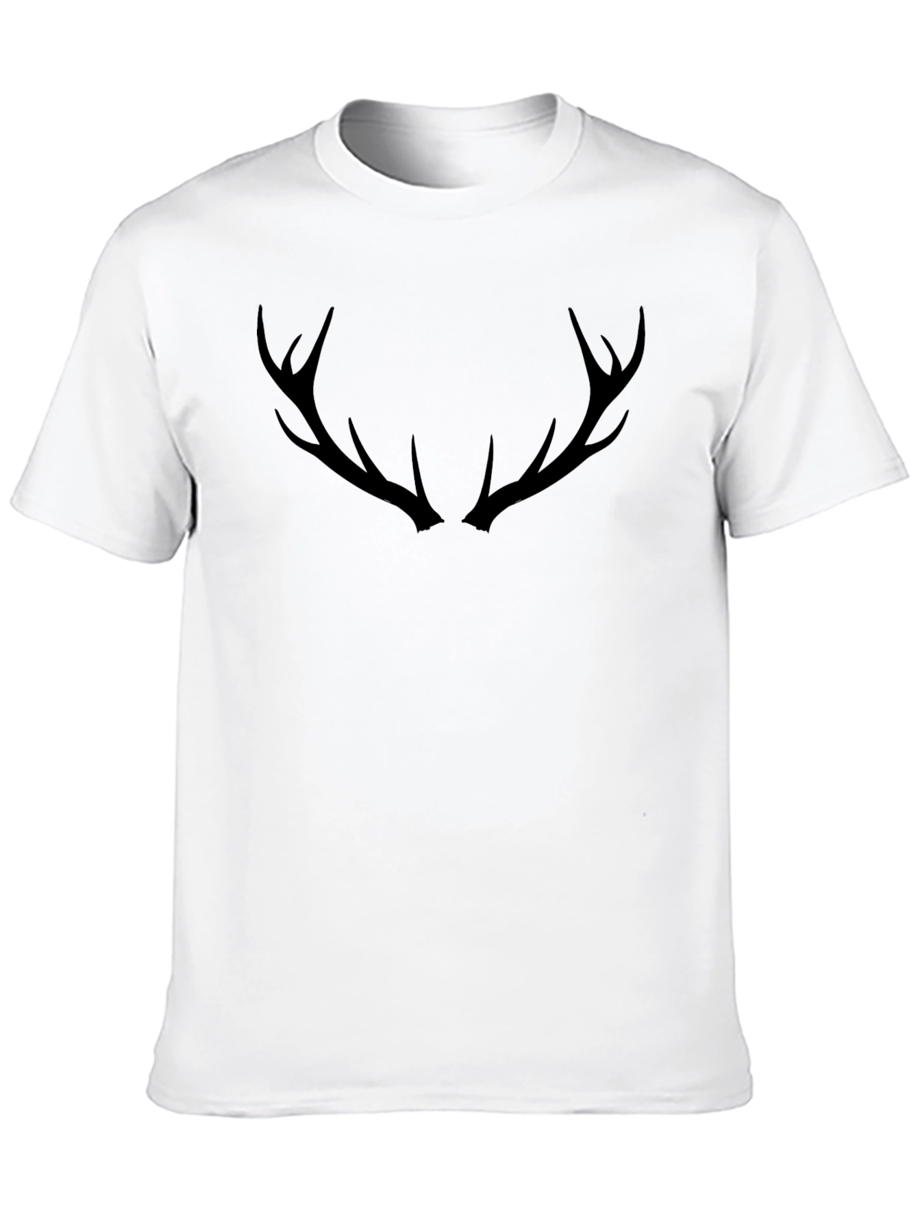 Black Antler Graphic Tee - Black Cotton Blend view 10