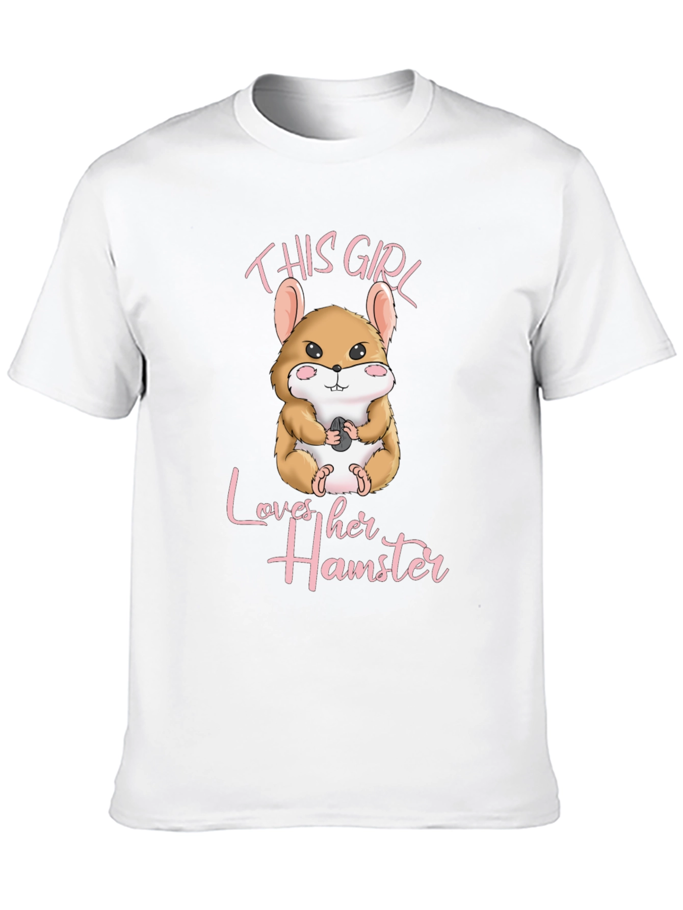Black Cute Hamster Lover T-Shirt view 10