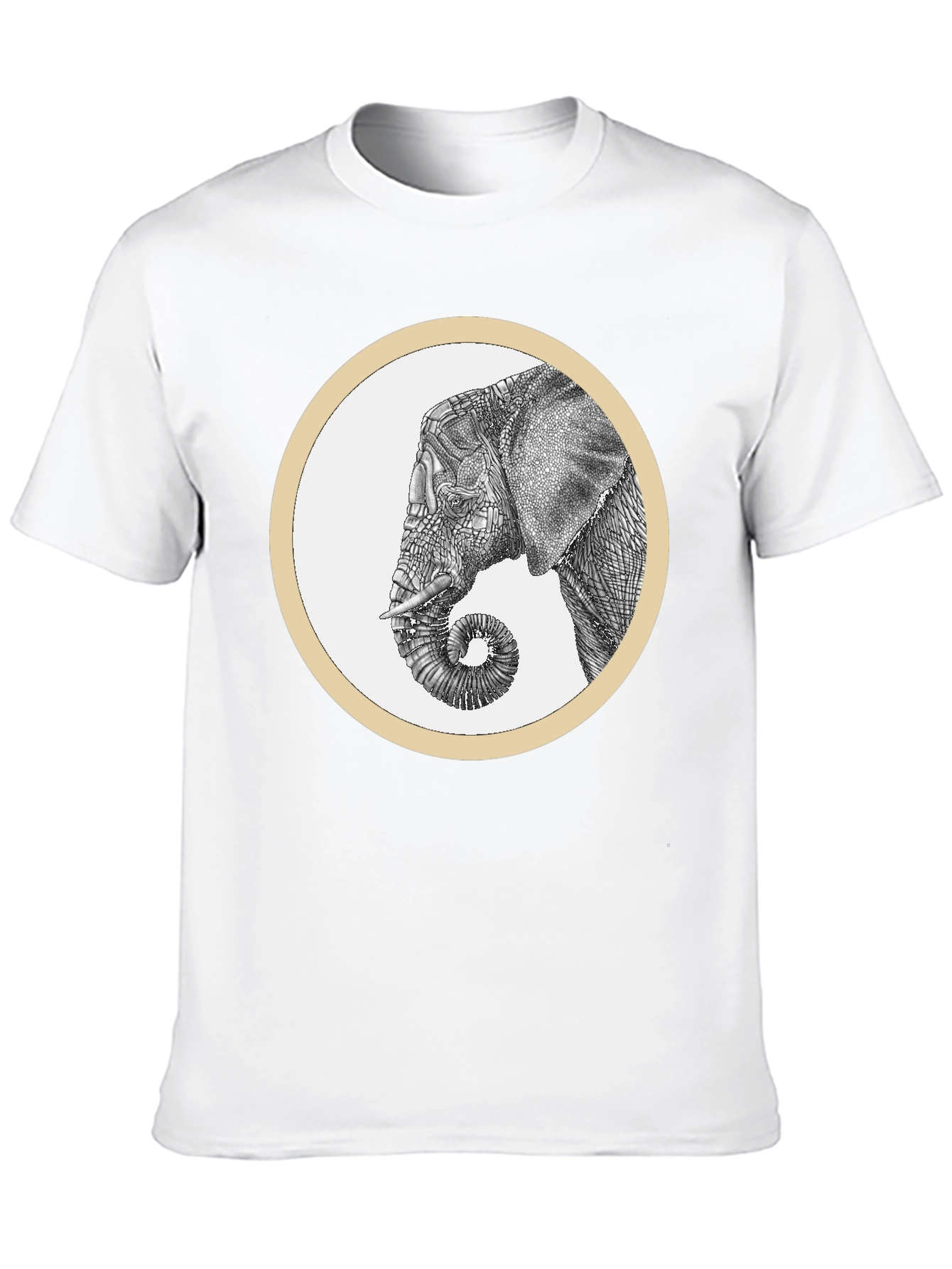 Elephant Graphic Tee - Stylish Black Cotton T-Shirt - 10
