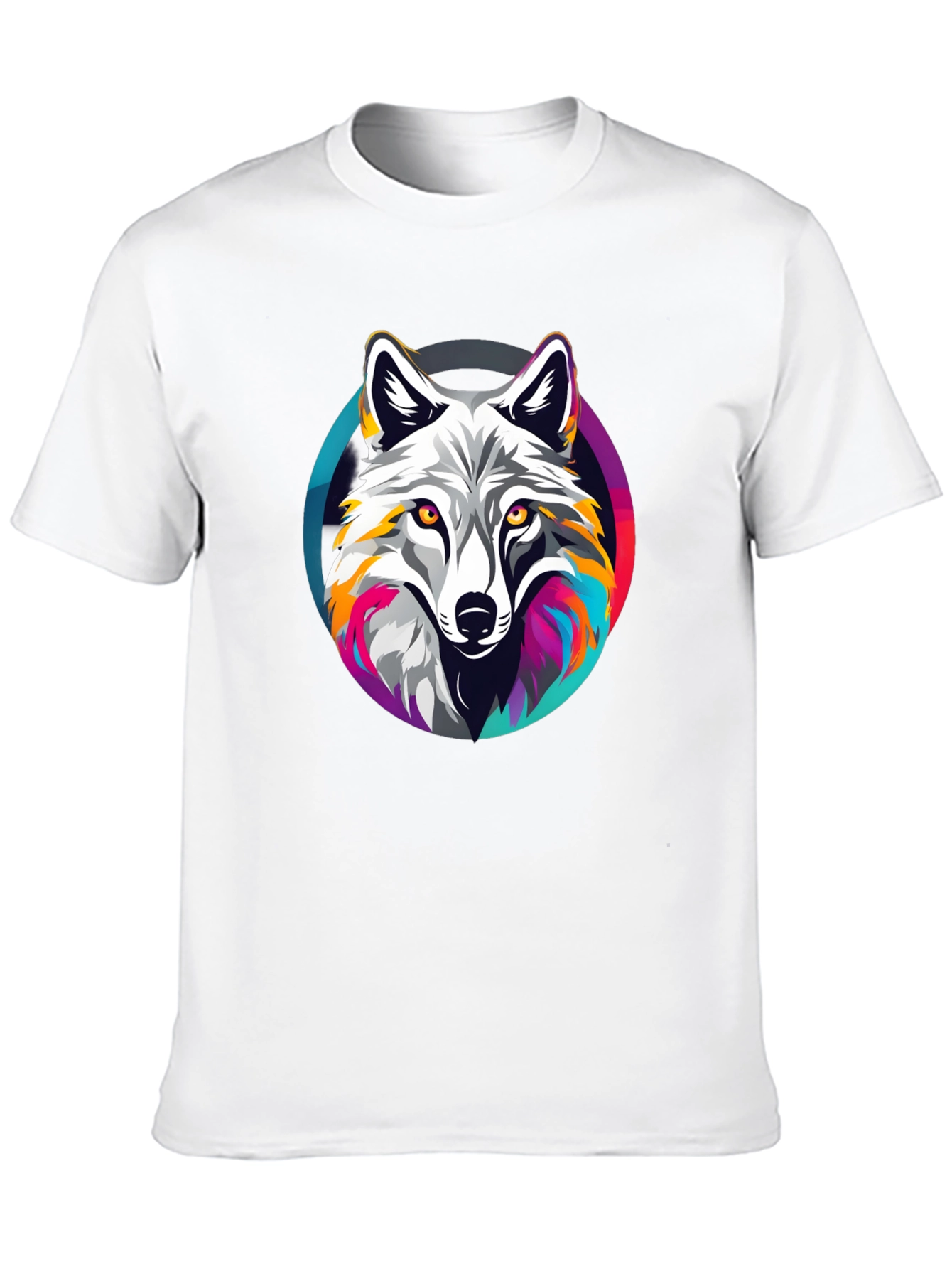 Black Wolf Graphic Tee - Stylish Men's Black T-Shirt view 10