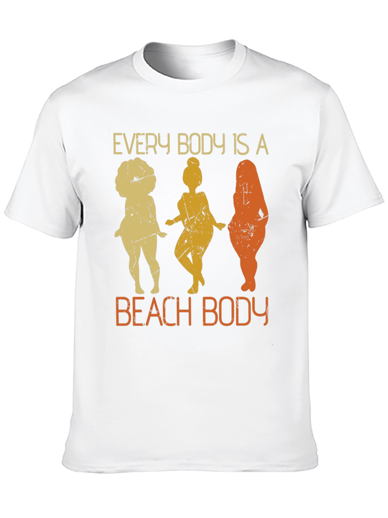 Body Positive Graphic Tee: Every Body is a Beach Body - 10
